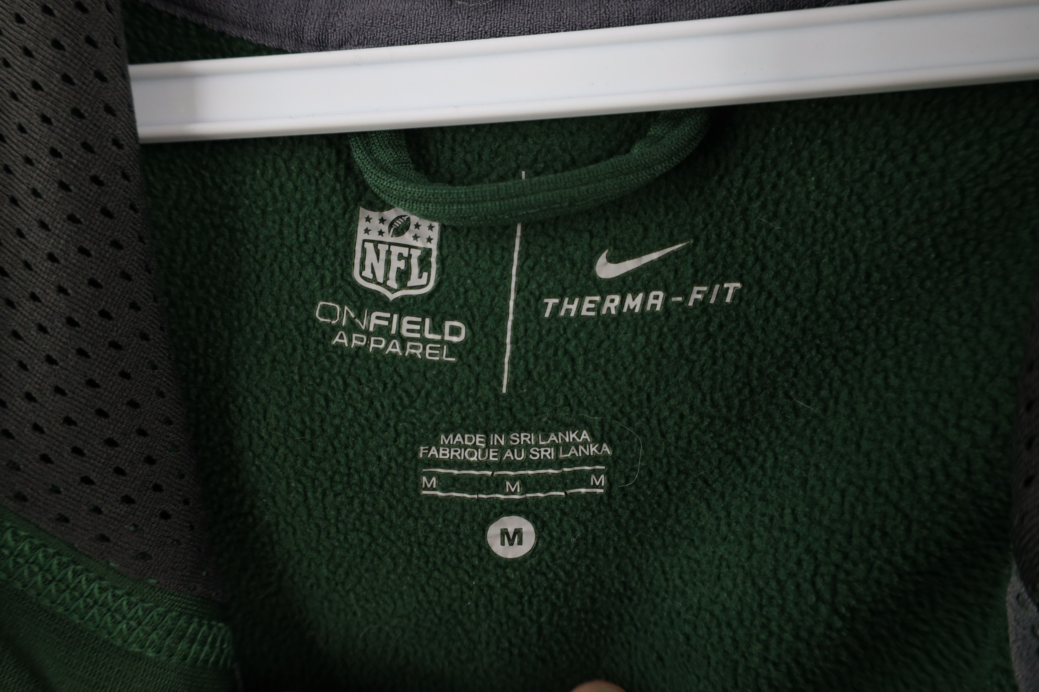 Nike Nike On Field Green Bay Packers Football Full Zip Hoodie Size US M / EU 48-50 / 2 - 11 Thumbnail