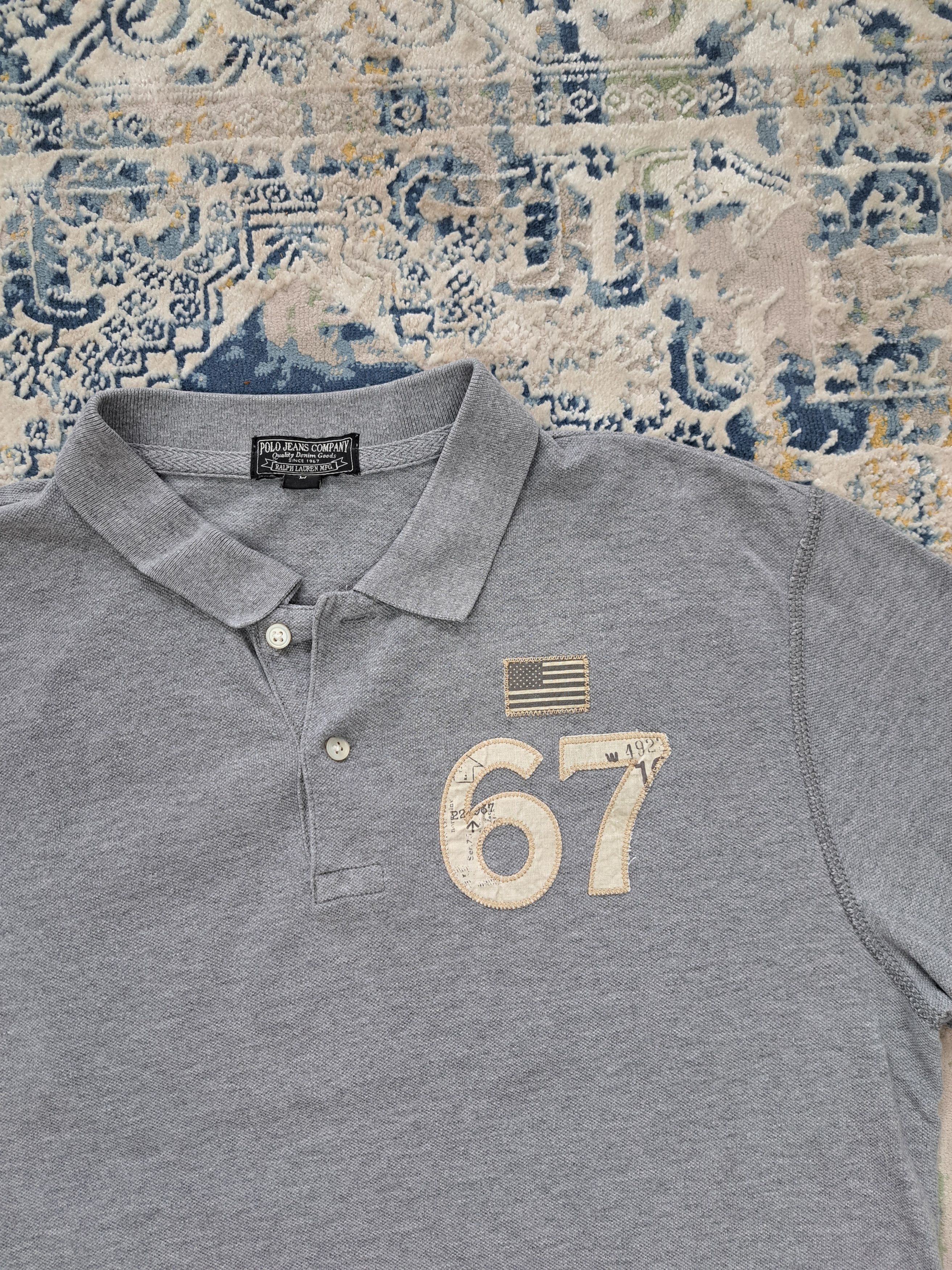 Polo Ralph Lauren Ralph Lauren Black Label Big Star Polo Shirt Drip Drain Swag Size US L / EU 52-54 / 3 - 4 Thumbnail