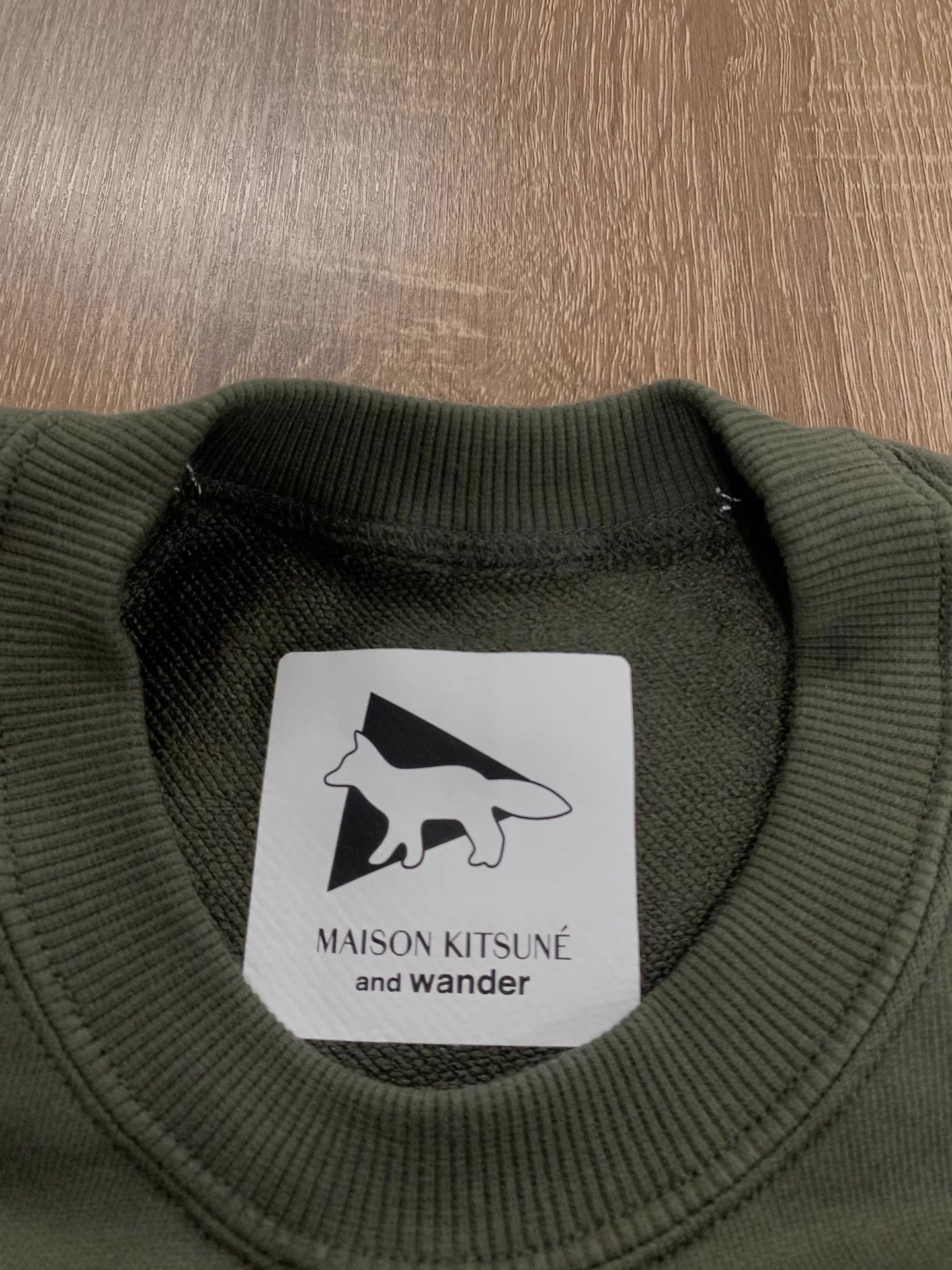 And Wander MAISON KITSUNÉ × and wander Cotton Sweatshirt Ｑ22 Size US M / EU 48-50 / 2 - 7 Thumbnail