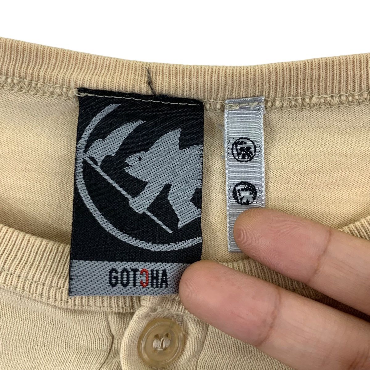 Gotcha Vintage GOTCHA SURF’S UP Pocket Henley Tee Shirt Top Plain Size US M / EU 48-50 / 2 - 7 Thumbnail