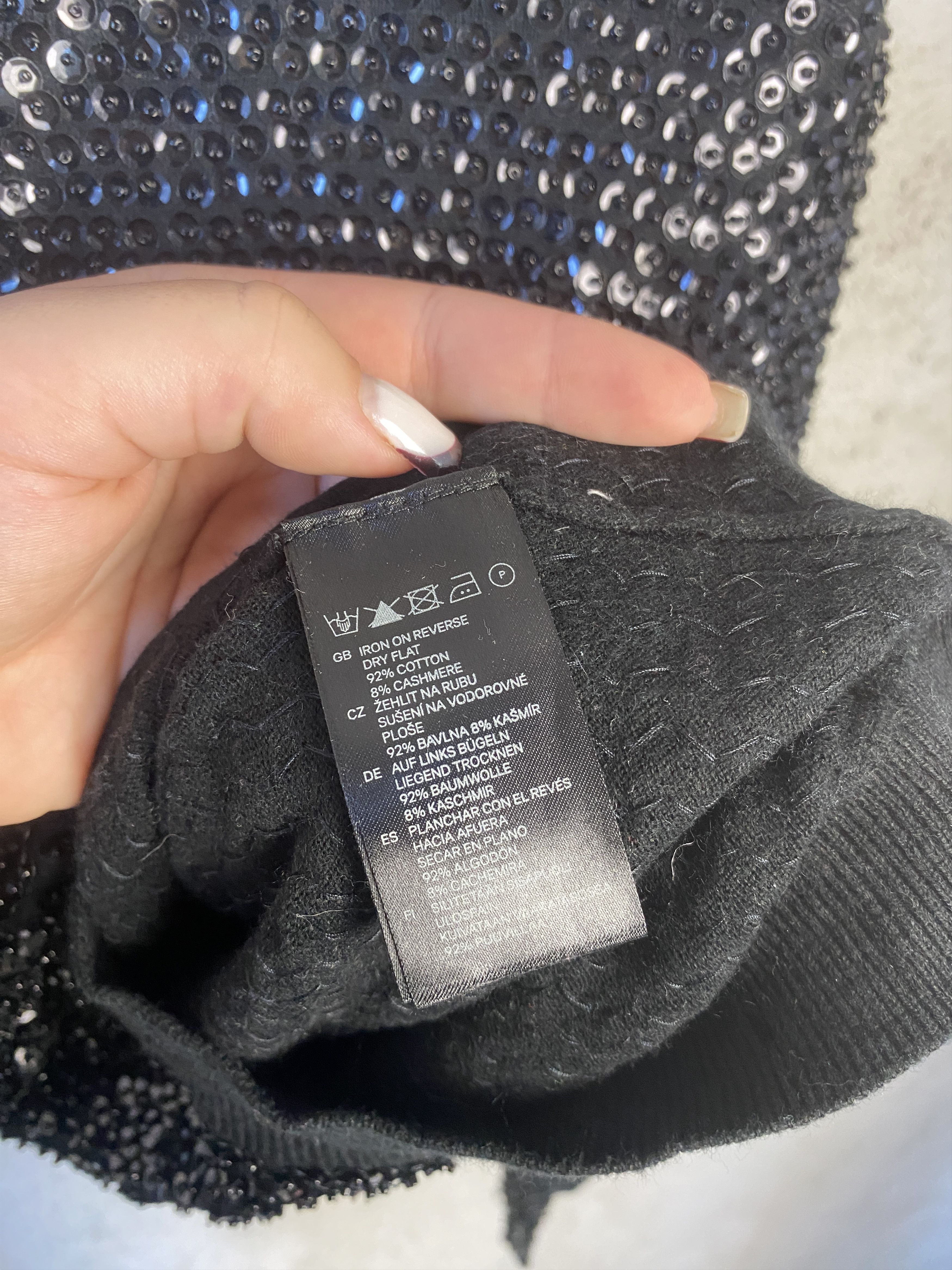 Jimmy Choo H&M x Jimmy Choo spangles zip-up jacket sweatshirt Size XS / US 0-2 / IT 36-38 - 5 Thumbnail