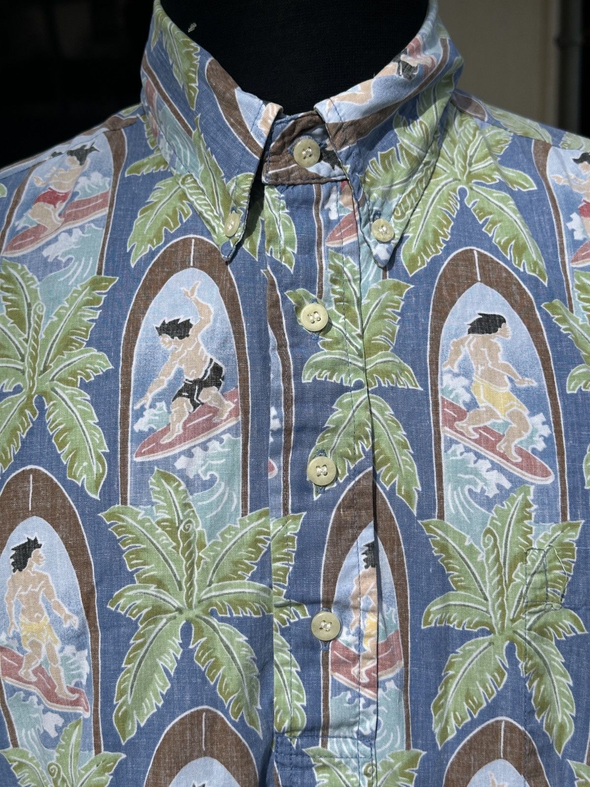 Reyn Spooner PreOwned Dietrich Varez Reyn Spooner Hawaiian Print Men's L Size US L / EU 52-54 / 3 - 3 Thumbnail