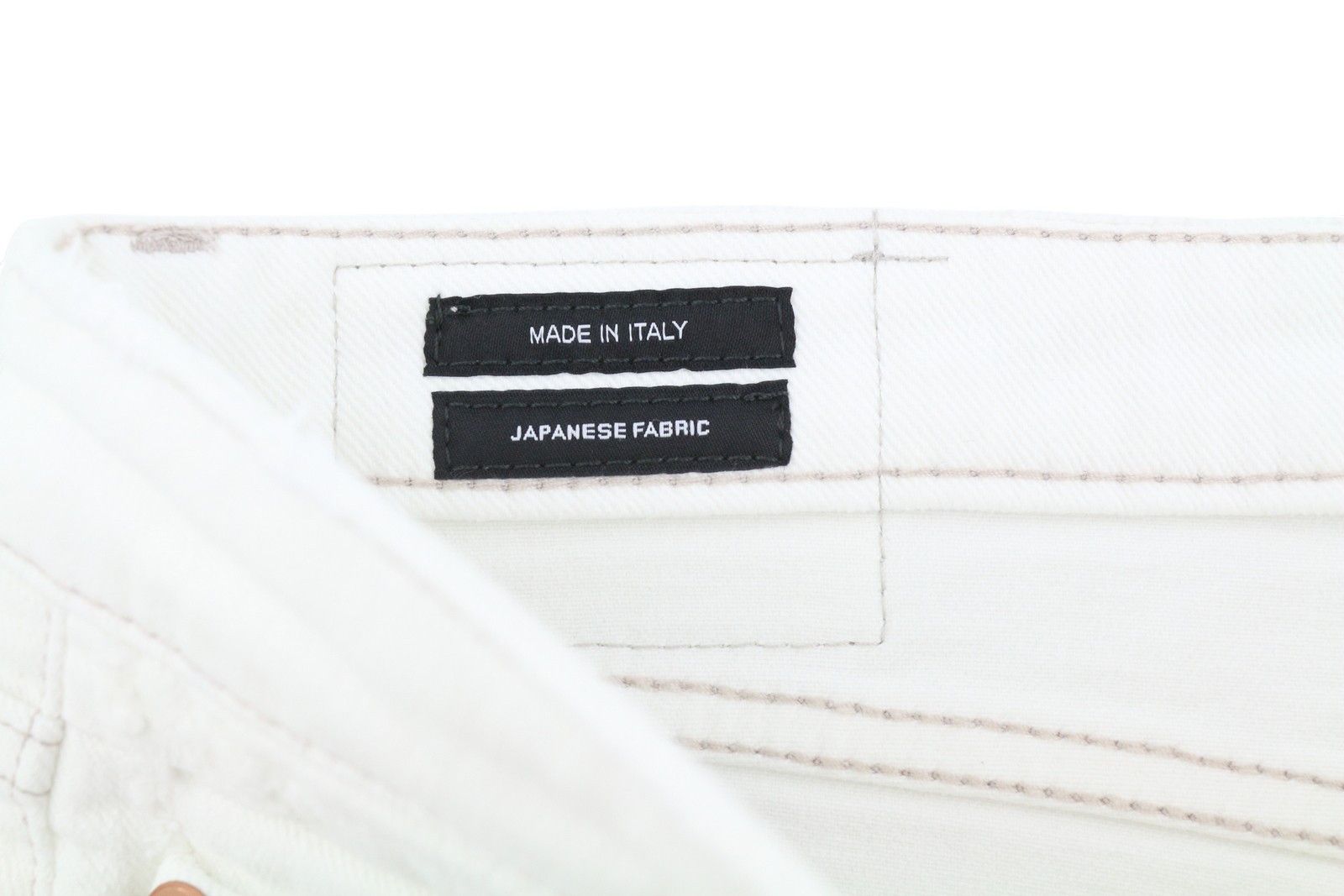 R13 BOY STRAIGHT 29 Bale White Cropped Ankle Zip Jeans 87161 Size 29" - 7 Thumbnail
