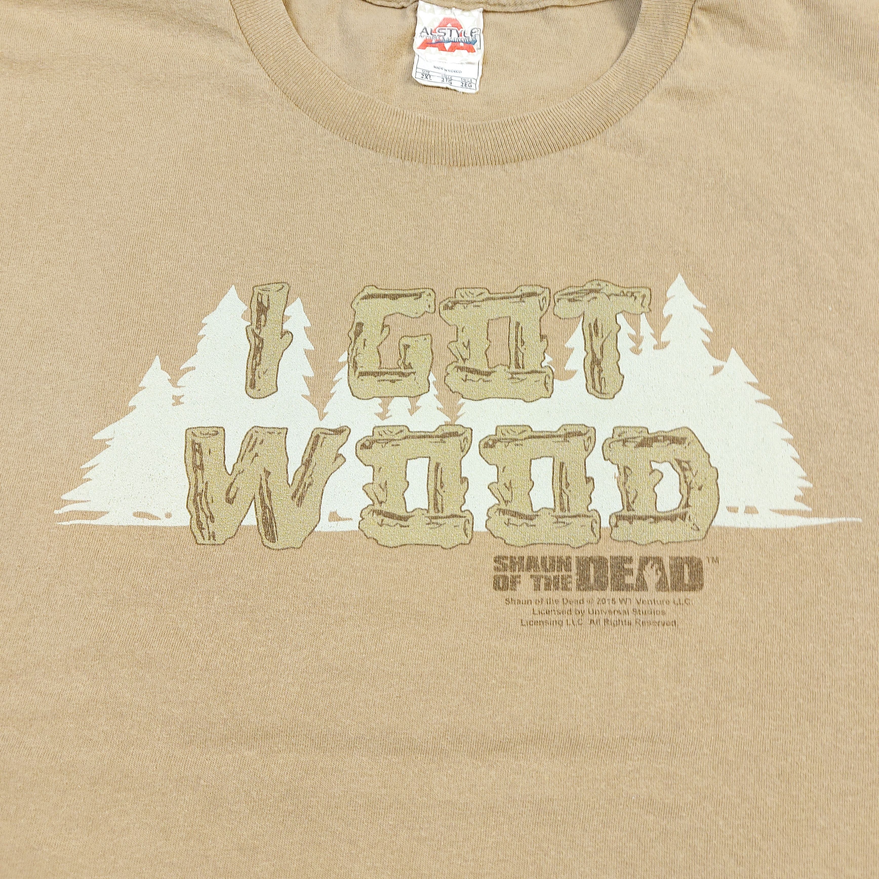 Other Shaun of the Dead 2015 I Got Wood Tee Size US XXL / EU 58 / 5 - 2 Thumbnail