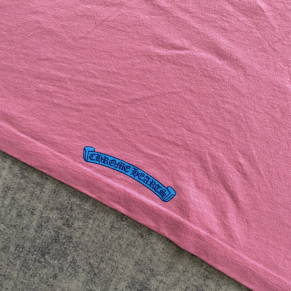 Chrome Hearts CHROME HEARTS Scroll Logo T-Shirt PINK Size XL / US 12-14 / IT 48-50 - 7 Thumbnail