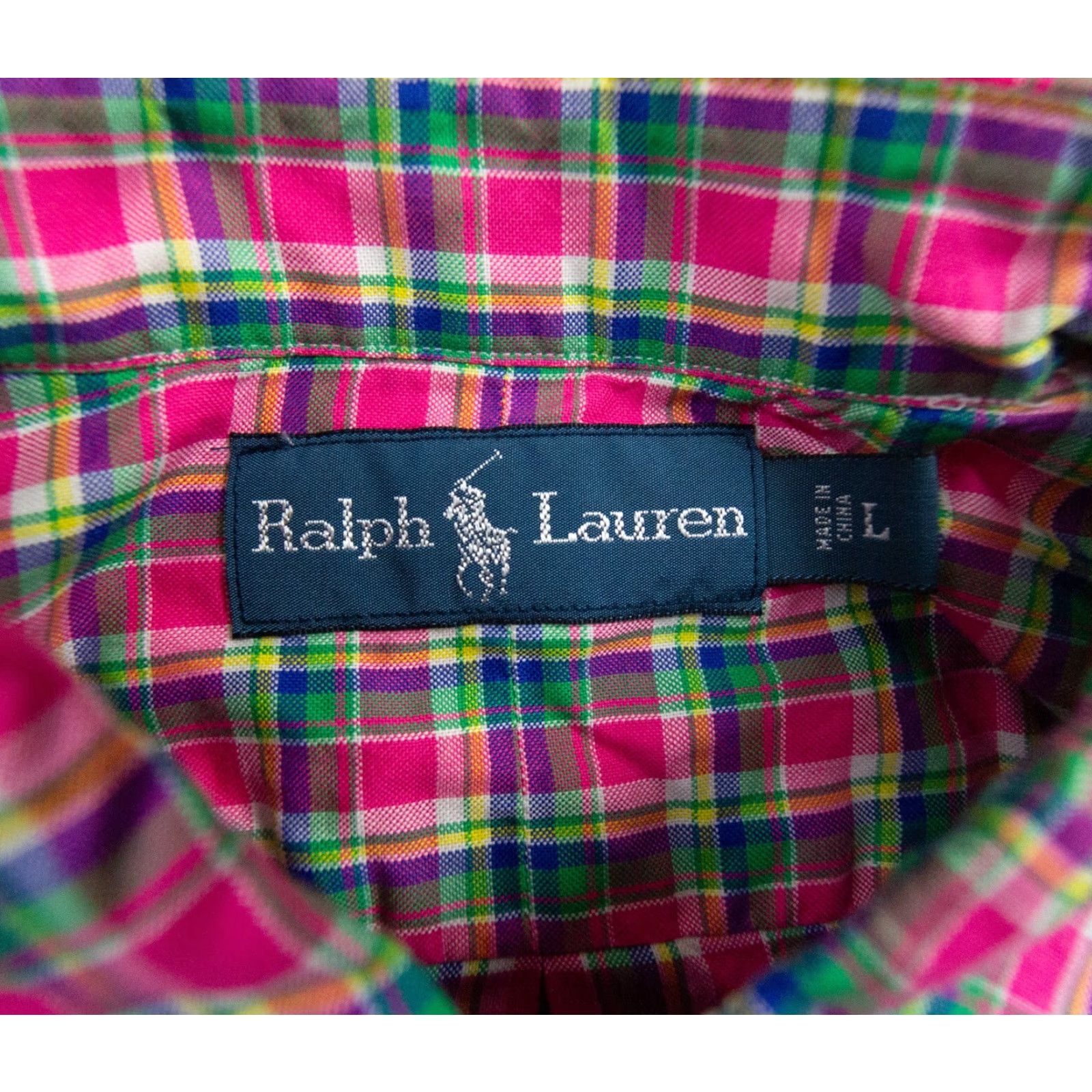 Ralph Lauren Ralph Lauren Shirt Mens Large Pink Plaid Button-Up Long Sleeve Preppy All Seasons Casual Dressy N/A Mens Size US L / EU 52-54 / 3 - 6 Thumbnail