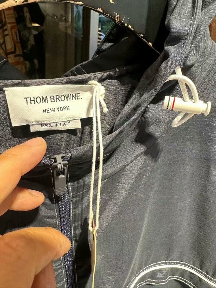 Thom Browne thom browne lightweight hooded jacket Size US M / EU 48-50 / 2 - 2 Thumbnail
