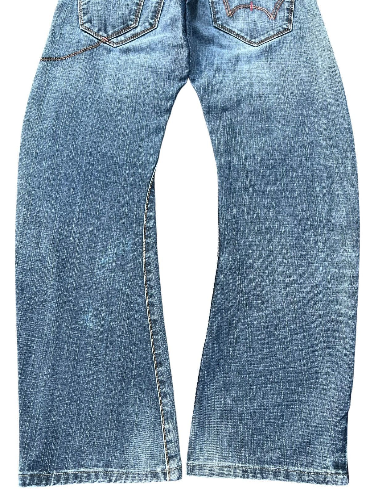 Japanese Brand Vintage Japanese Brand Blue Washed J Cut Vulgar Barrel Jeans Size US 28 / EU 44 - 8 Thumbnail