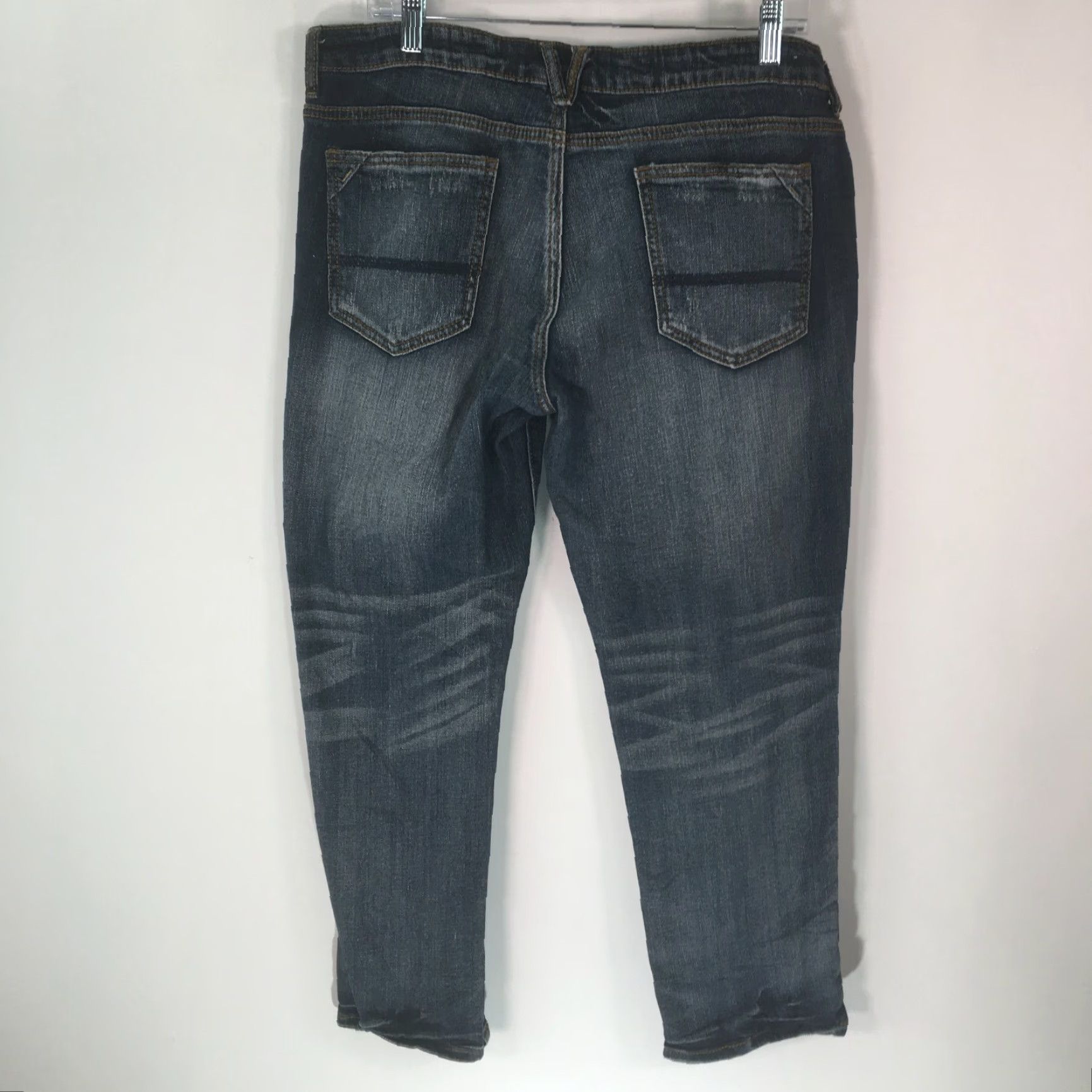Mossimo Mossimo Supply Co Womens Jeans Straight Blue Denim Size 13 Mid Rise 28 Inseam 5-Pocket Size 34" / US 12 / IT 48 - 2 Thumbnail
