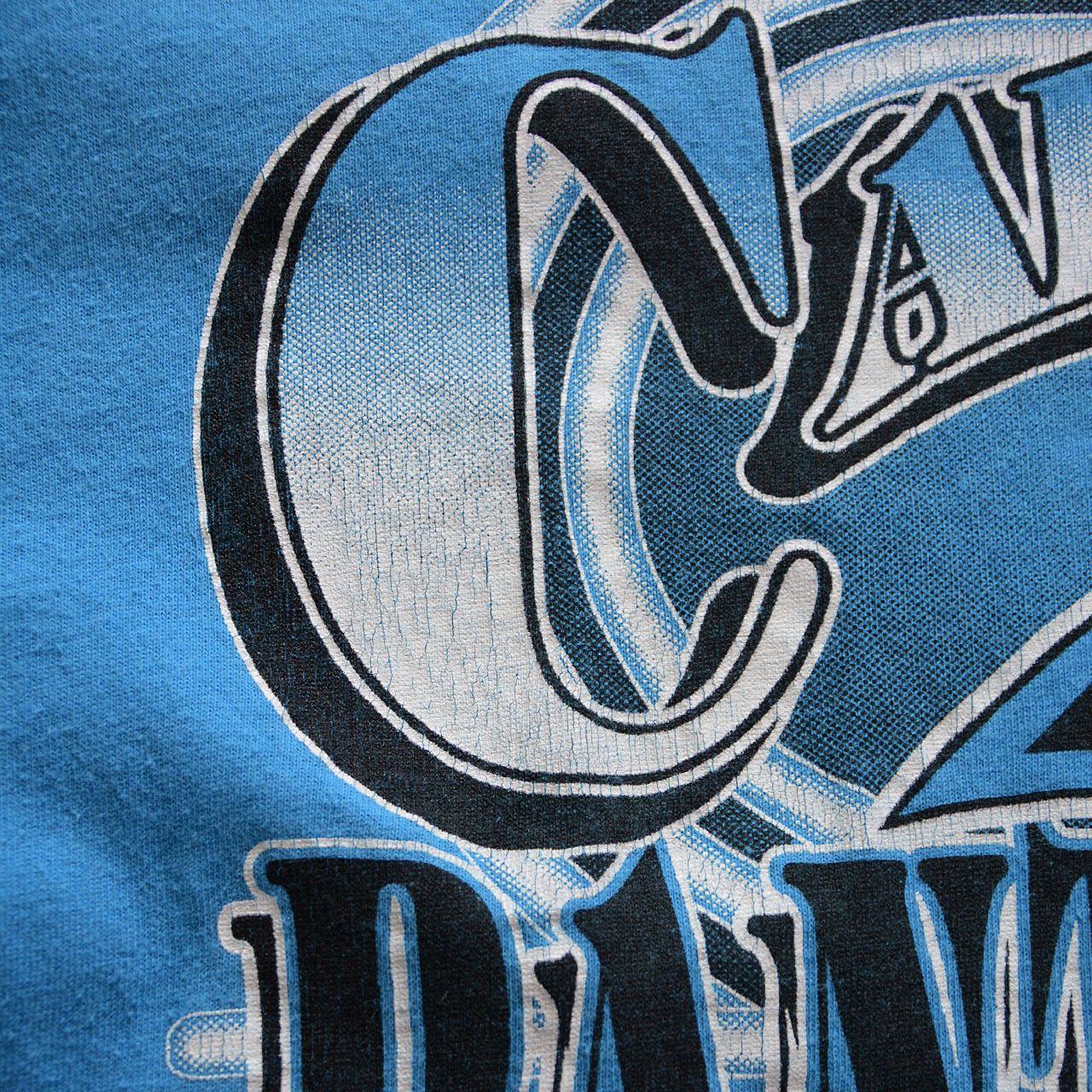 NFL × Vintage Carolina Panthers 93s Vintage T-shirt USA made single stitch Size US L / EU 52-54 / 3 - 7 Thumbnail