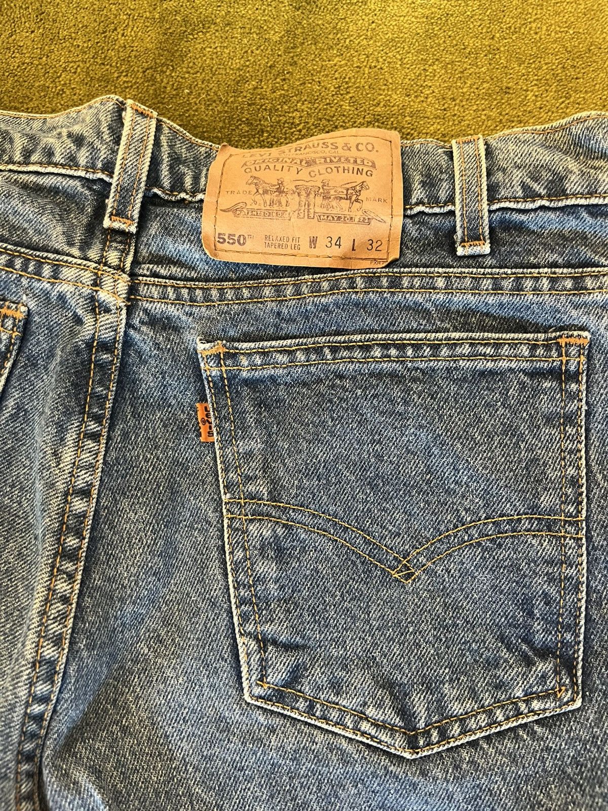 Levi's Levi’s 550 - Orange Tab - Vintage Jeans Size US 34 / EU 50 - 4 Thumbnail