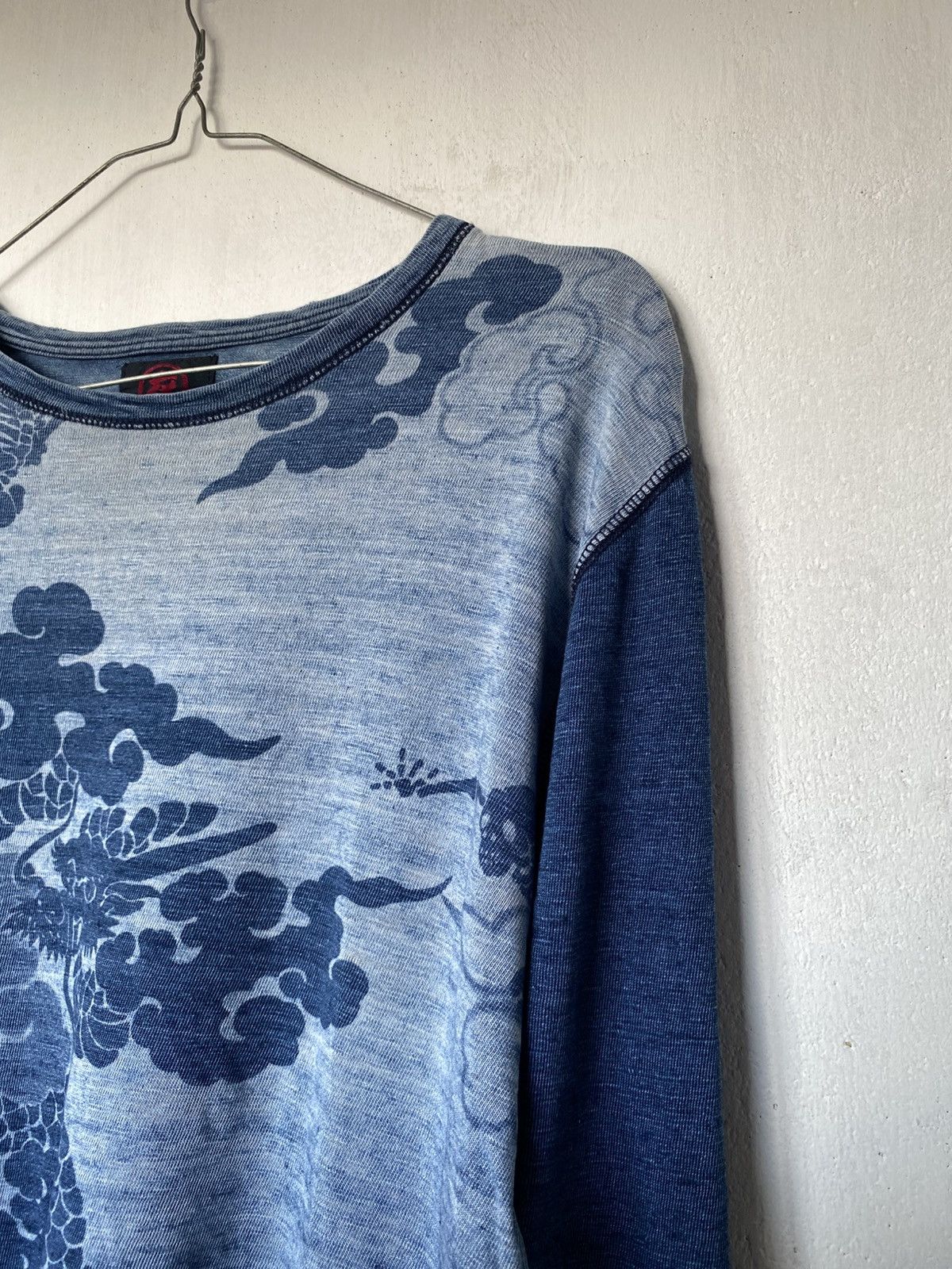 If Six Was Nine Austere Japan Koromo Skeleton Dragon Sukajan Longsleeve Size US S / EU 44-46 / 1 - 7 Thumbnail