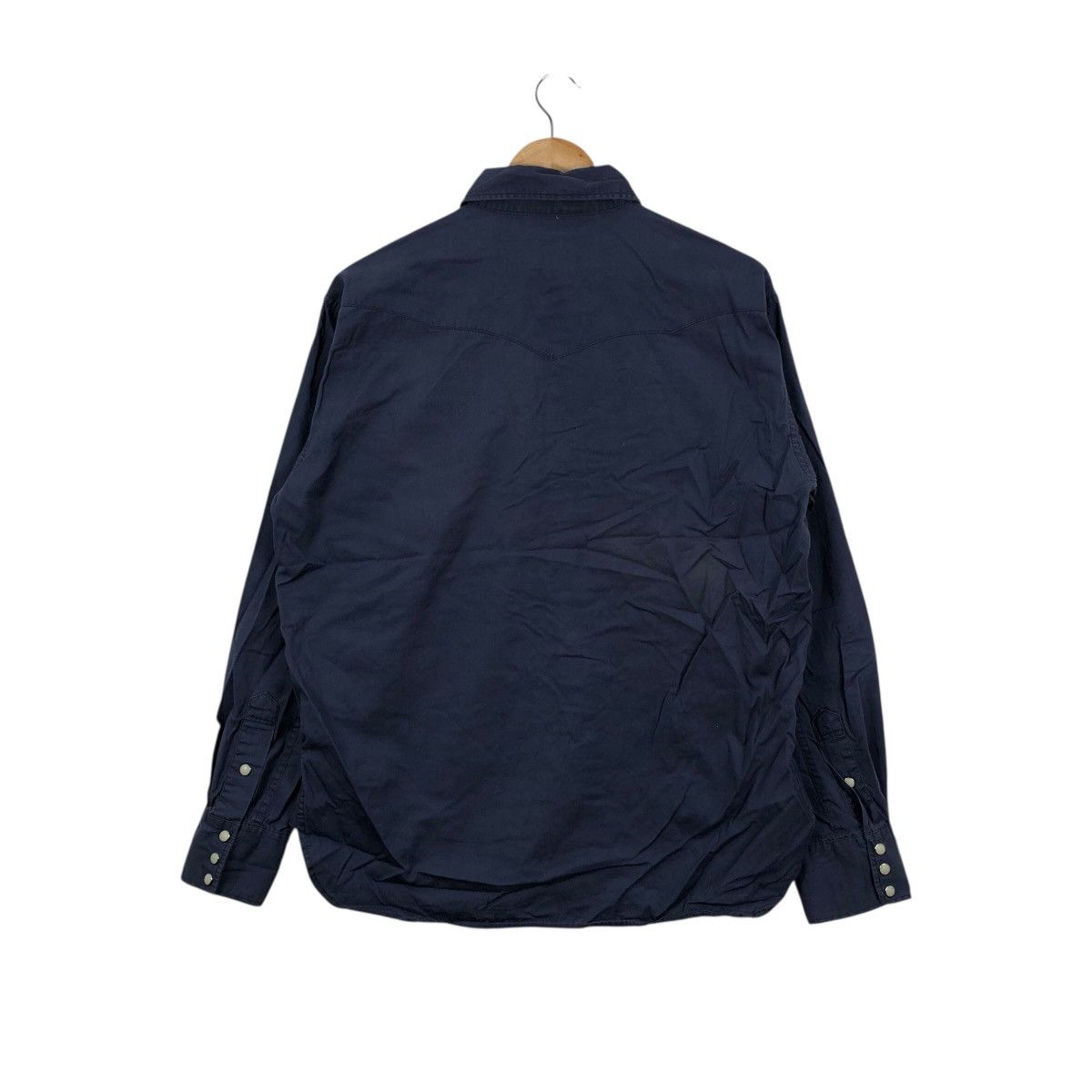Levi's × Vintage Vintage LEVIS USA Made in Hong Kong Chambray Western Shirt Size US L / EU 52-54 / 3 - 4 Thumbnail
