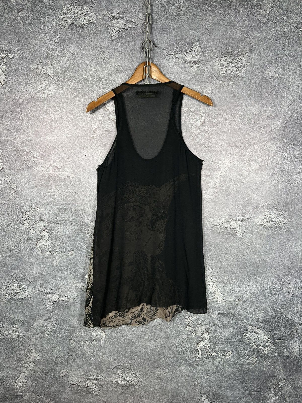 Allsaints AllSaints Silk Mesh Mini Dress With Sequin Bird Size S / US 4 / IT 40 - 11 Thumbnail