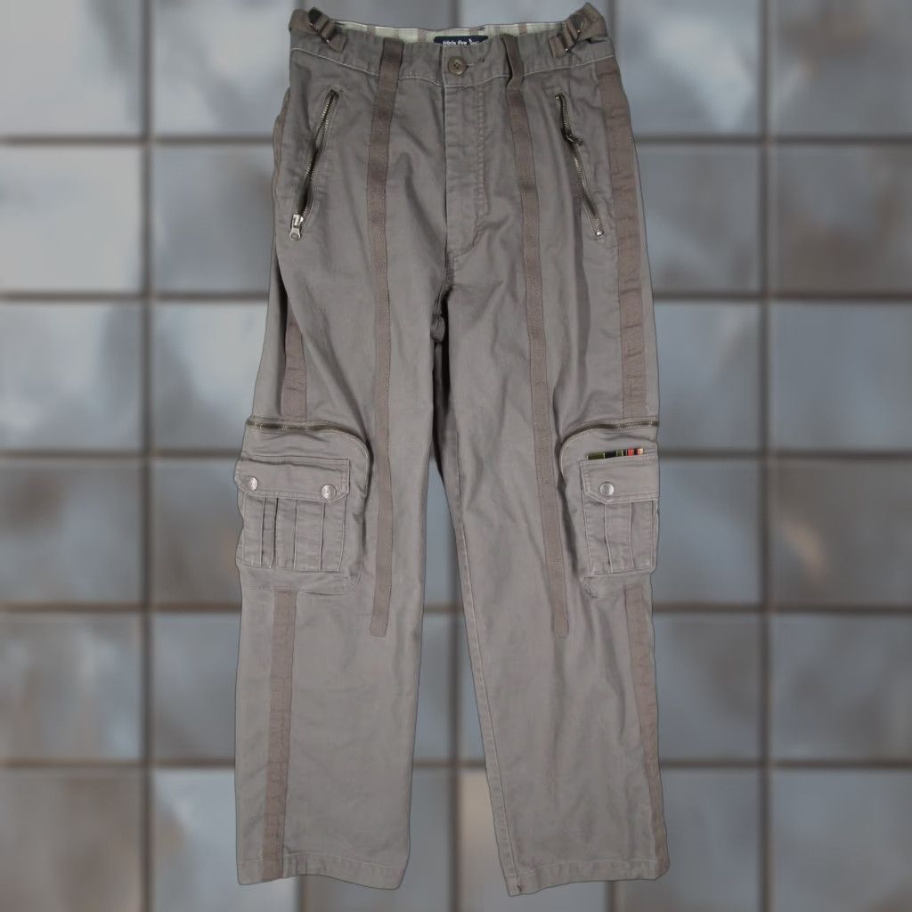 Vintage VINTAGE Triple Five Soul Pants Men 30 Gray Cargo Regular 30x29 Gray Cargo Hip Hop 90s Men Size US 30 / EU 46 - 1 Thumbnail