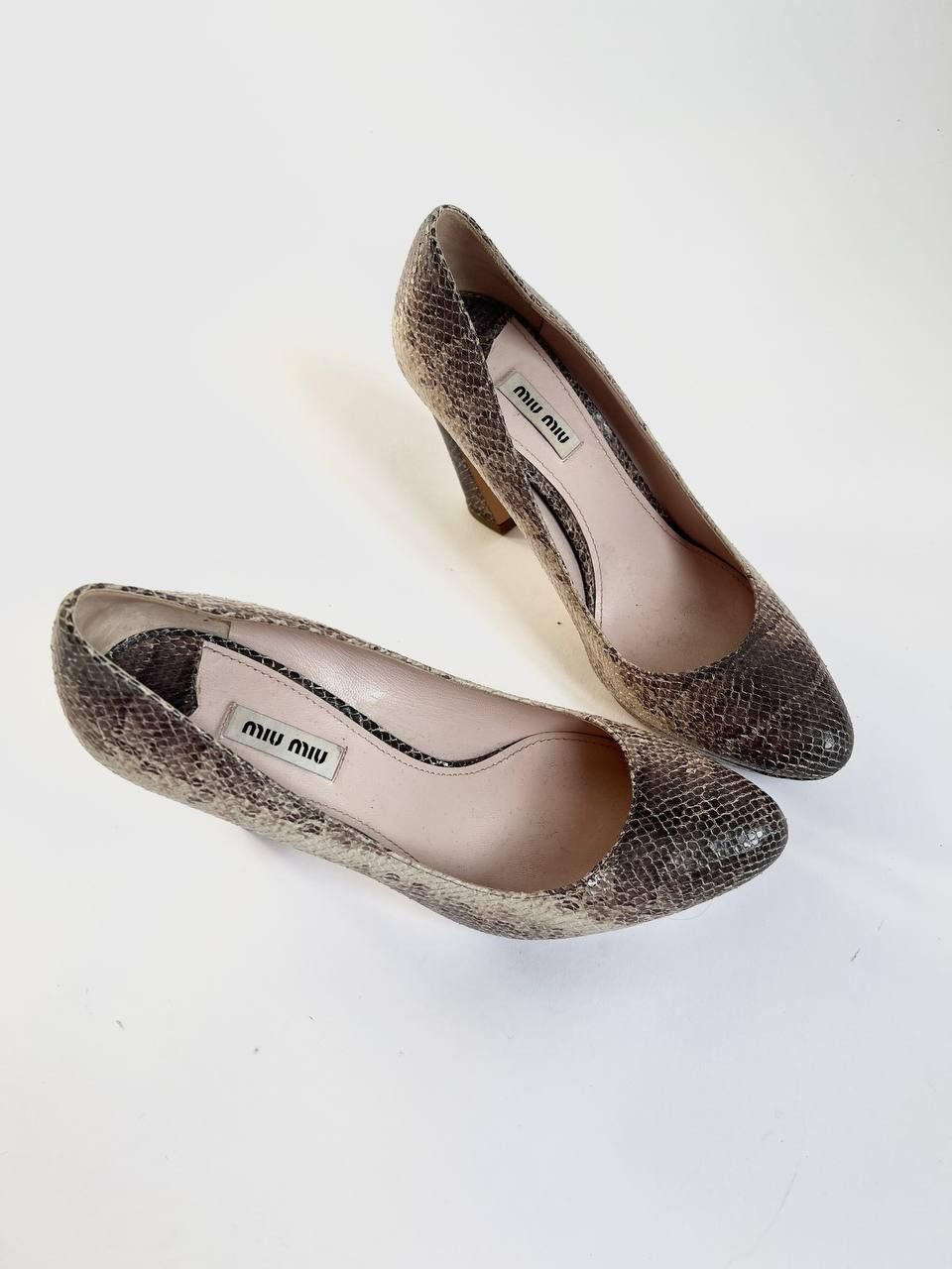 Miu Miu Miu Miu Python High Heels FW99 Size US 9 / IT 39 - 3 Thumbnail