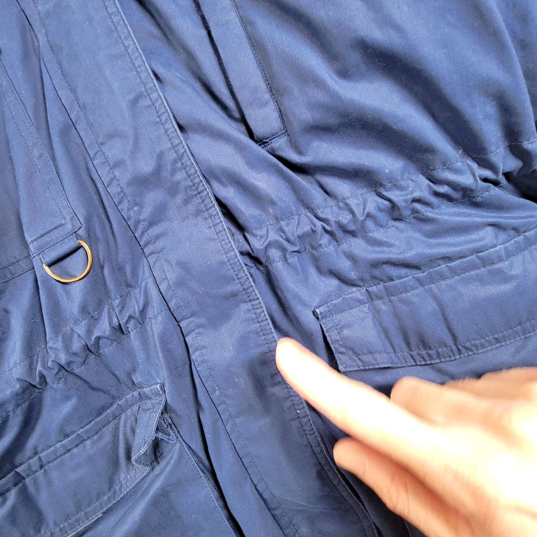 Eddie Bauer VINTAGE Eddie Bauer Jacket Coat Goose Down Puffer Navy Blue Made in USA Mens L Size US L / EU 52-54 / 3 - 5 Thumbnail
