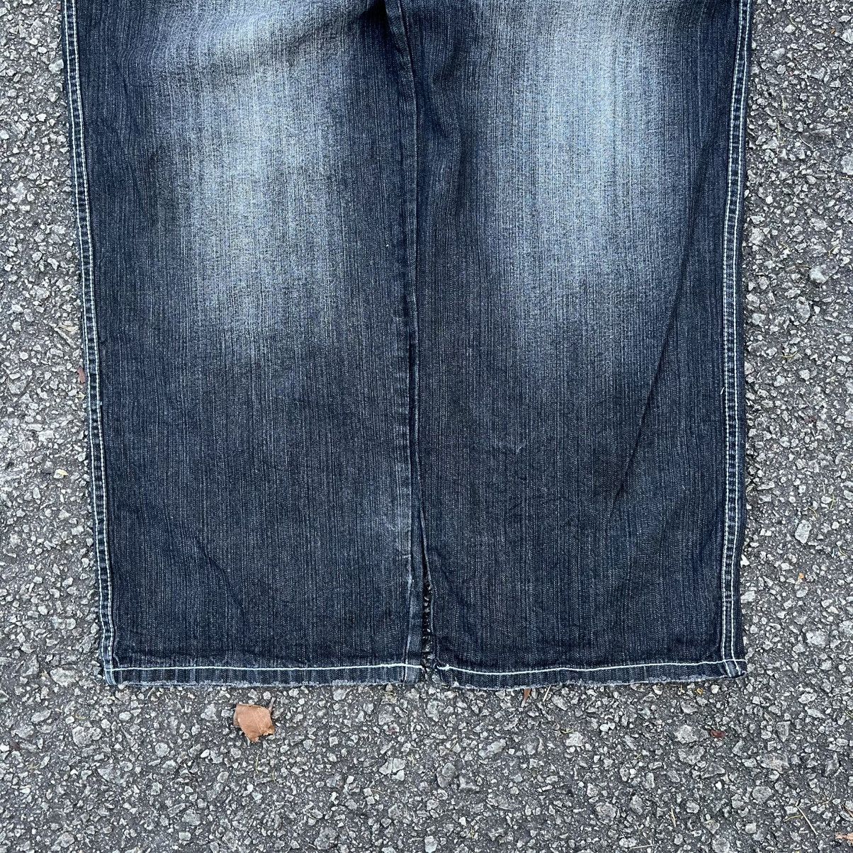 Enyce Y2K Baggy Jeans ENYCE Faded Black Denim Skater Southpole Size US 44 / EU 60 - 3 Thumbnail