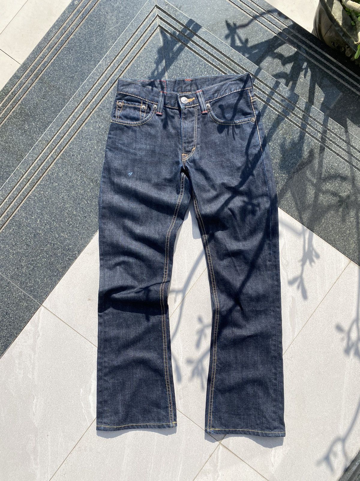 Edwin × Vintage 90S EDWIN RARE AUTHENTIC WORKGEAR BAGGY LOOSE JEANS Y2K Size US 32 / EU 48 - 3 Thumbnail