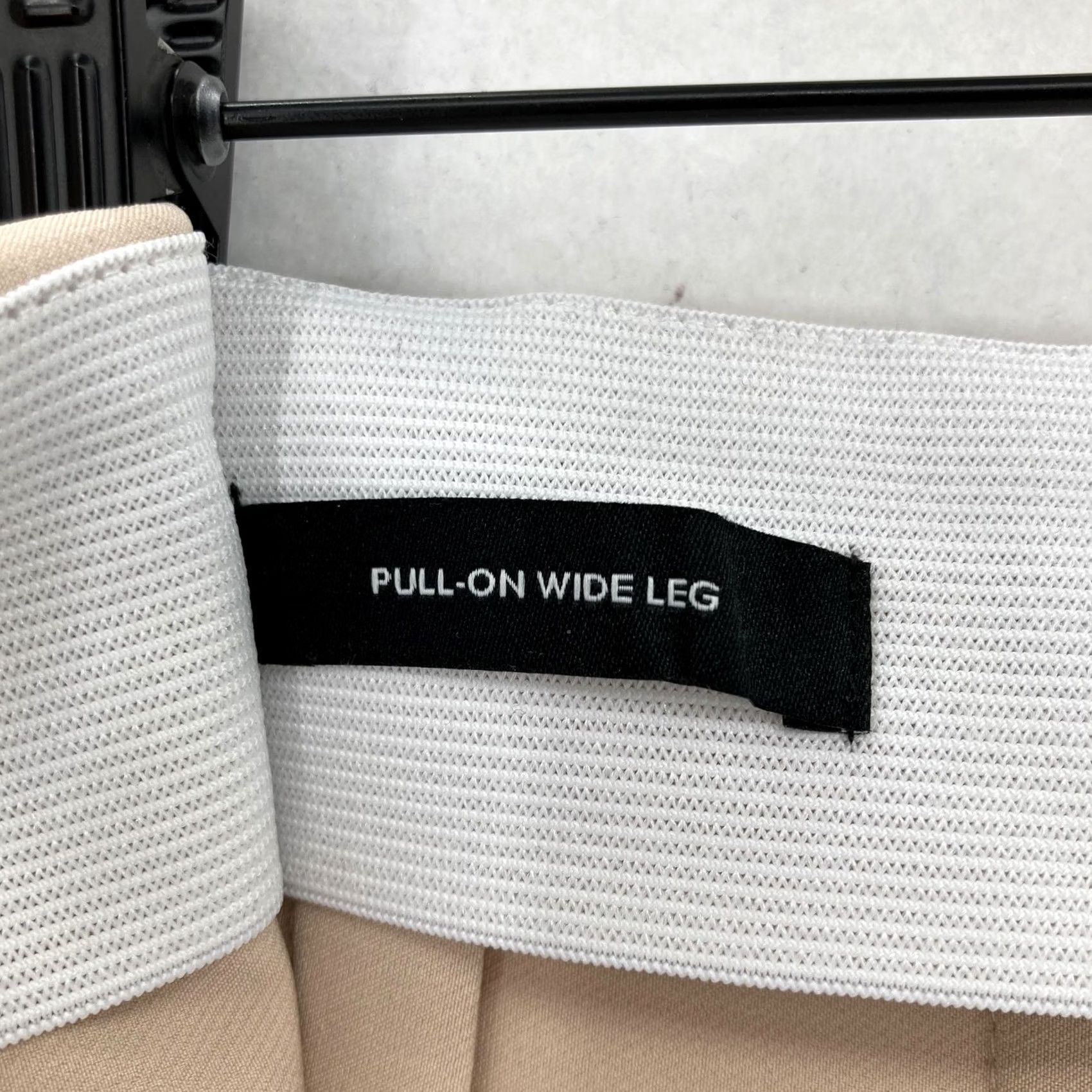 Torrid Torrid Studio Pants Womens 1X Short Smoke Gray Studio Refined Pull-On Wide Leg Dress Pants Beige Size 40" / US 18 - 7 Thumbnail