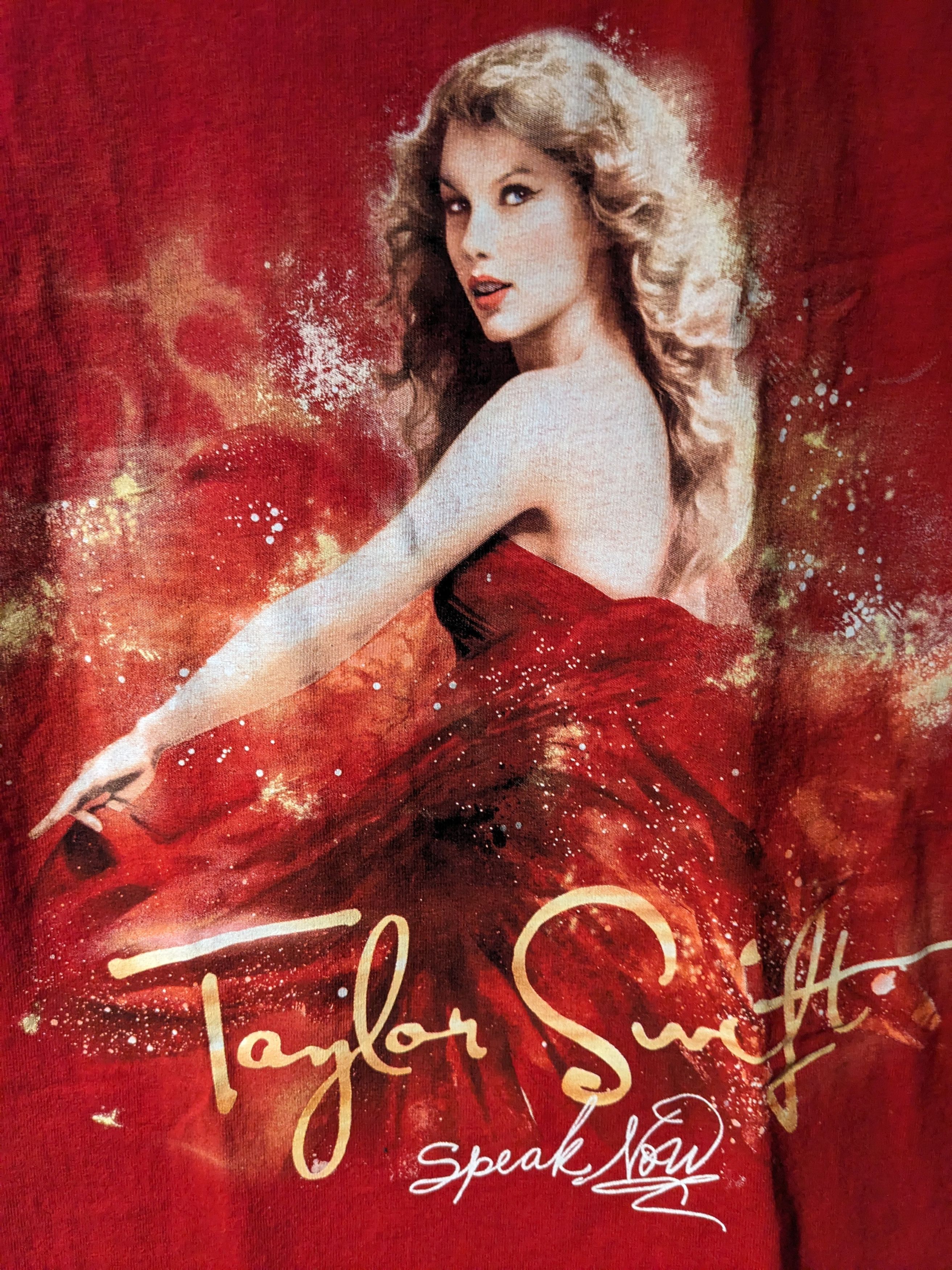 Band Tees Vintage 2010 Taylor Swift Speak Now Medium Youth T-Shirt Size US M / EU 48-50 / 2 - 2 Thumbnail