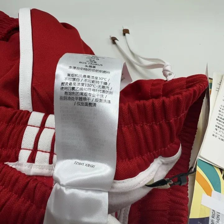 Gucci Gucci x Adidas Red Track Pants-2507 Size 22" - 4 Thumbnail