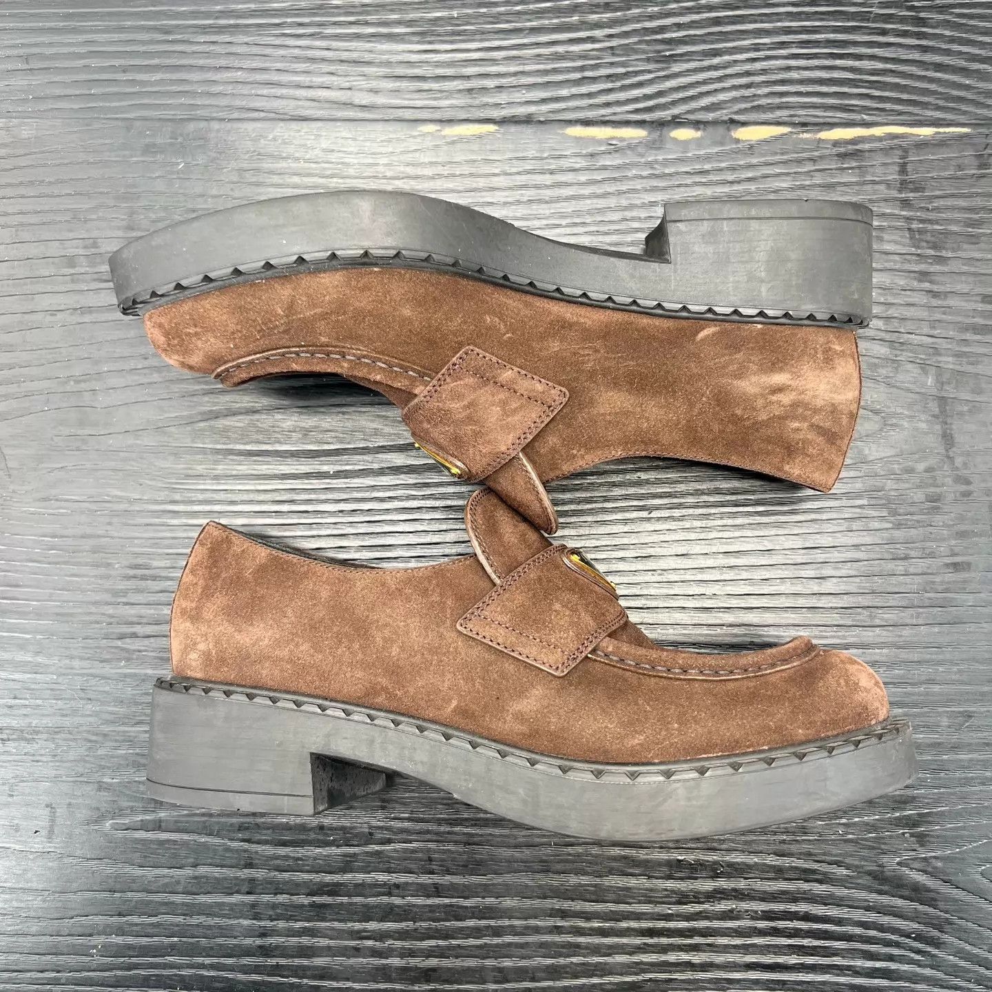 Prada Prada Choc Brown Loafers 40 Near Mint Original Box Size US 7 / EU 40 - 7 Thumbnail