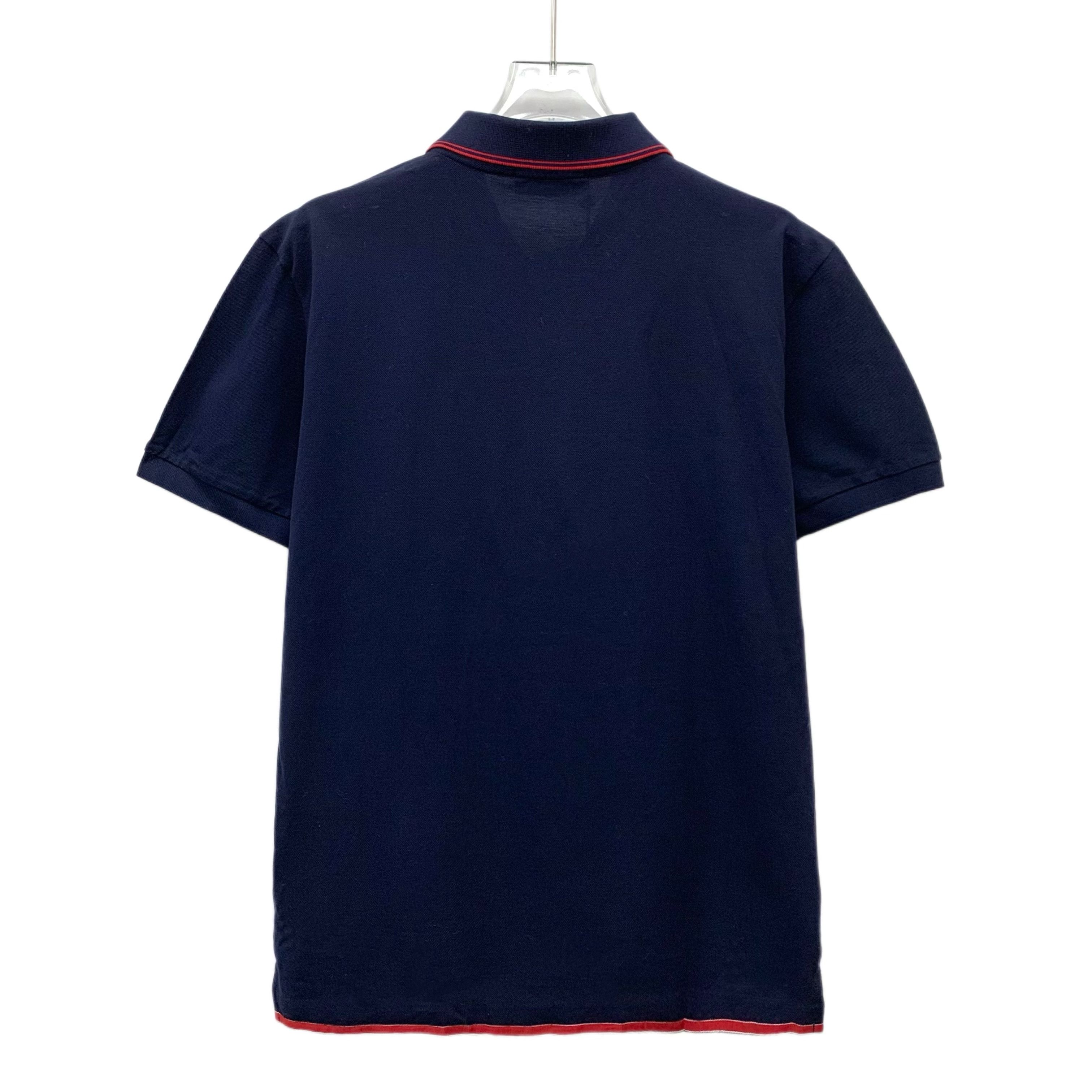 Prada Prada Cotton Polo Shirt Navy (M) Size US M / EU 48-50 / 2 - 2 Thumbnail