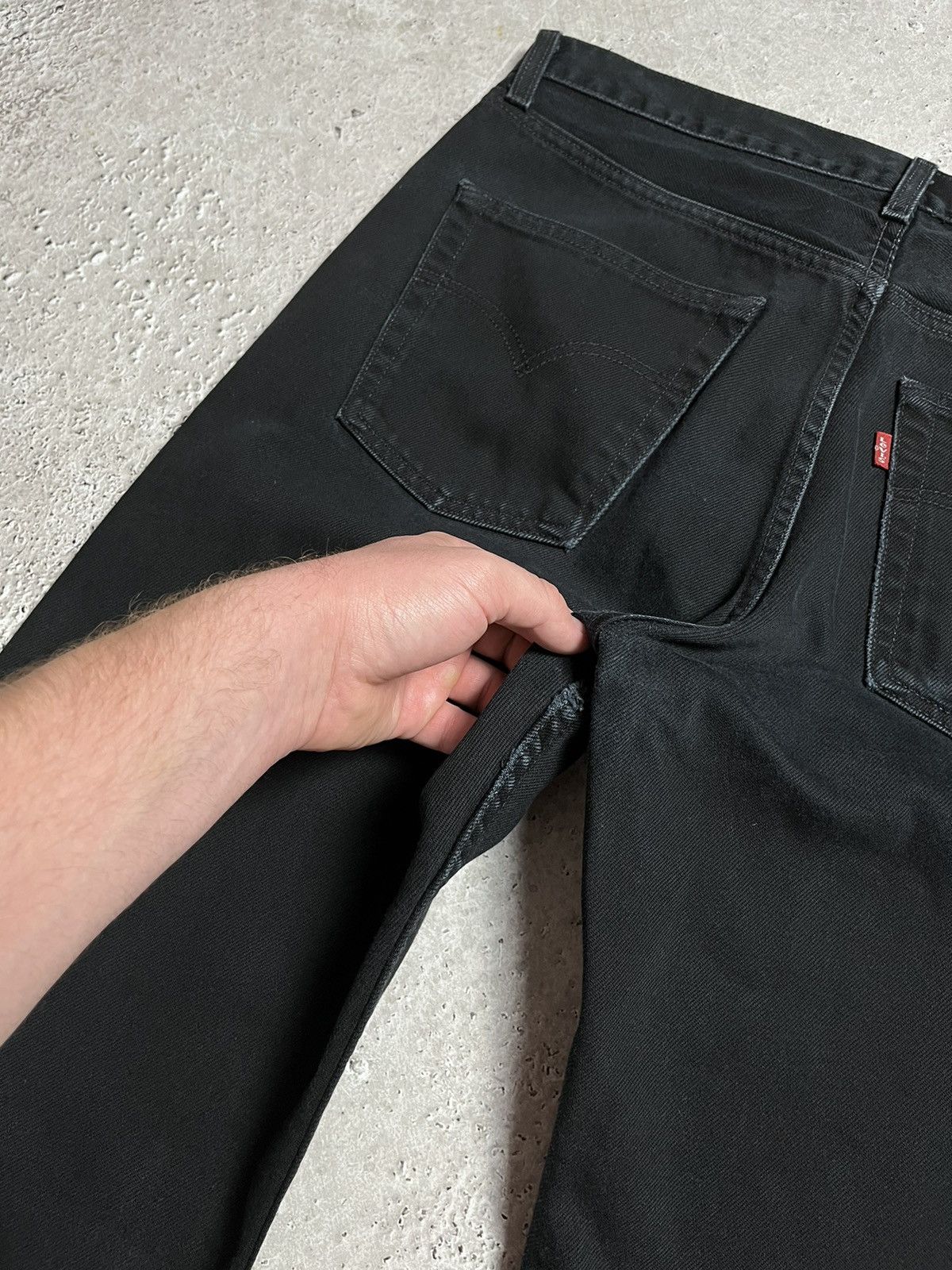 Levi's × Levi's Made & Crafted × Levi's Vintage Clothing Levi’s 521 vintage Baggy Black Jeans Pants Size US 36 / EU 52 - 5 Thumbnail