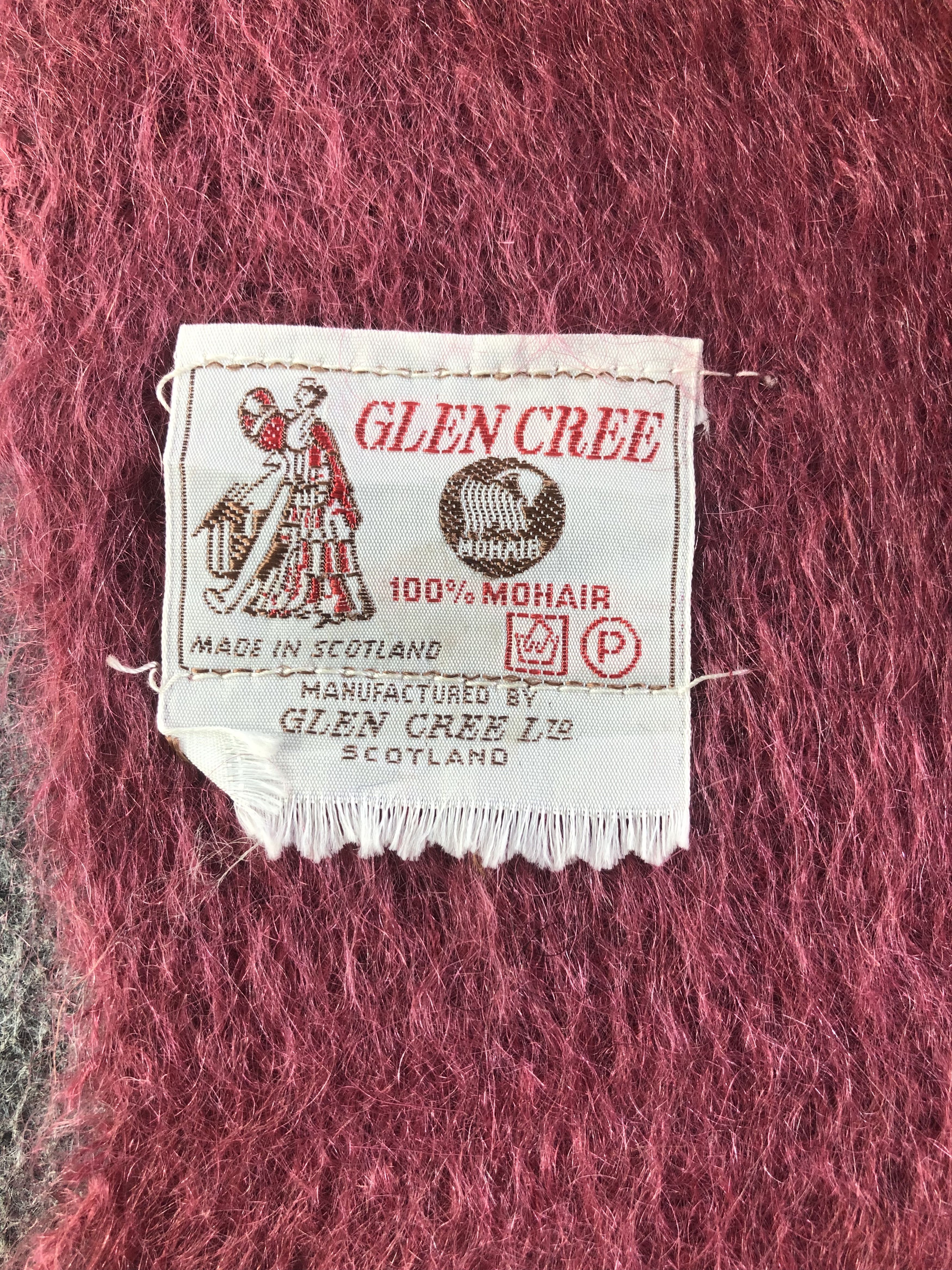 Vintage Glen Cree MOHAIR Scarf / Muffler / Neckwear SS1274 Size ONE SIZE - 4 Thumbnail