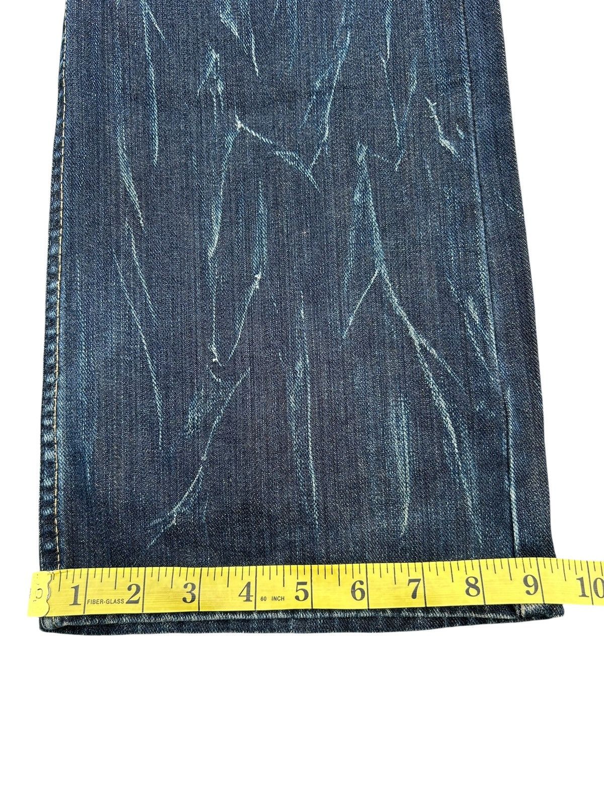 Japanese Brand × Kapital × Vintage Wrangler Double Waist Flare Punk Denim Jeans Rare ☠️ Size US 33 - 19 Thumbnail