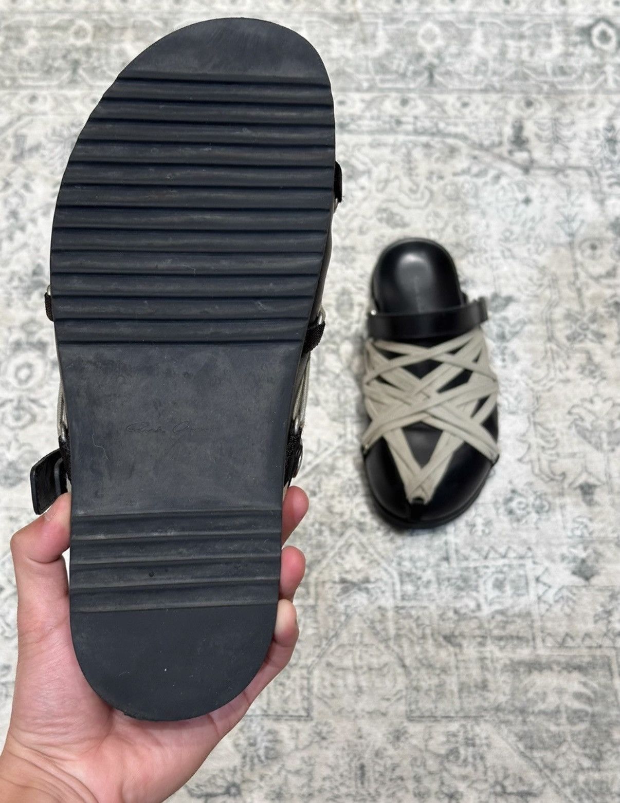 Rick Owens Rick Owens Mainline Black & White High-Top Converse Size US 8.5 / EU 41-42 - 5 Thumbnail