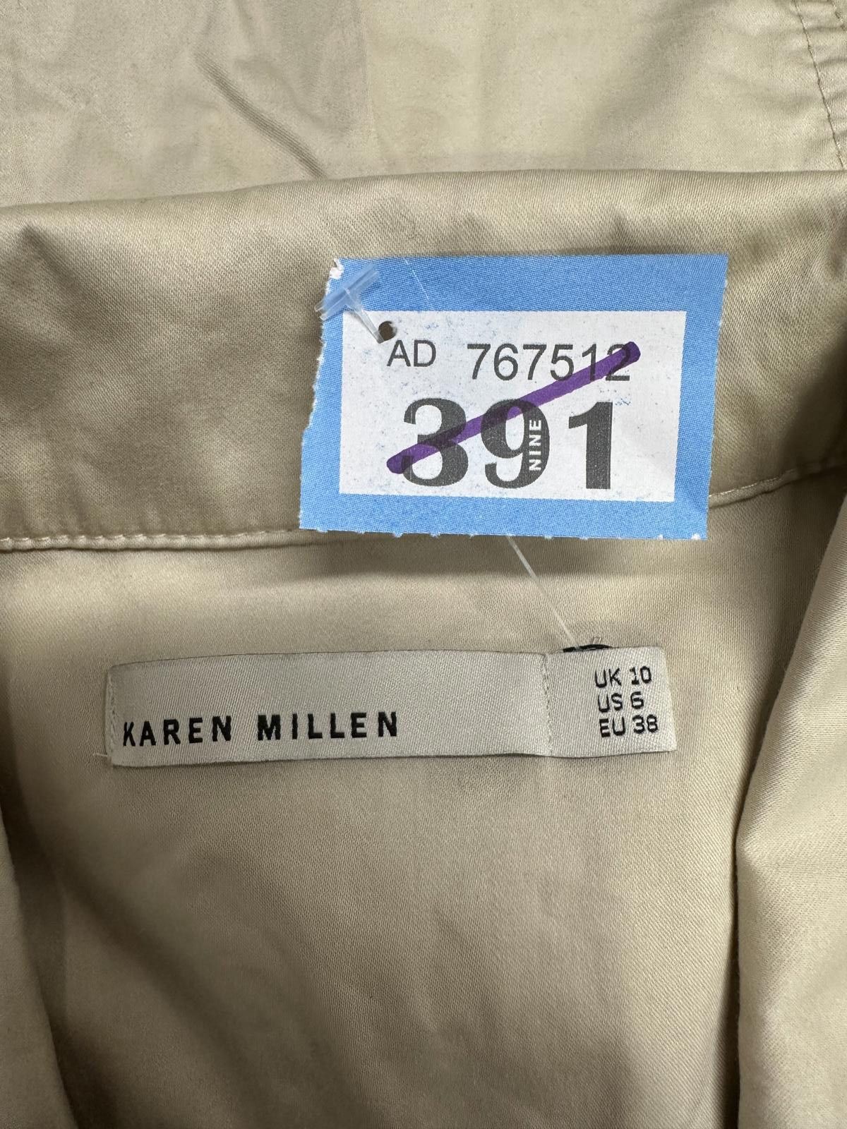 Other Karen Millen Beige Short Sleeve Dress UK 10 / US 6 / EU 38 Size M / US 6-8 / IT 42-44 - 2 Thumbnail