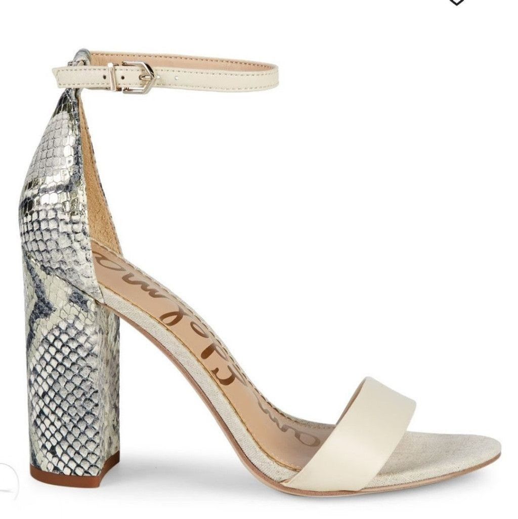 Sam Edelman Sam Edelman Yaro Heeled Peep Toe Size 7 Size US 7 / IT 37 - 1 Thumbnail