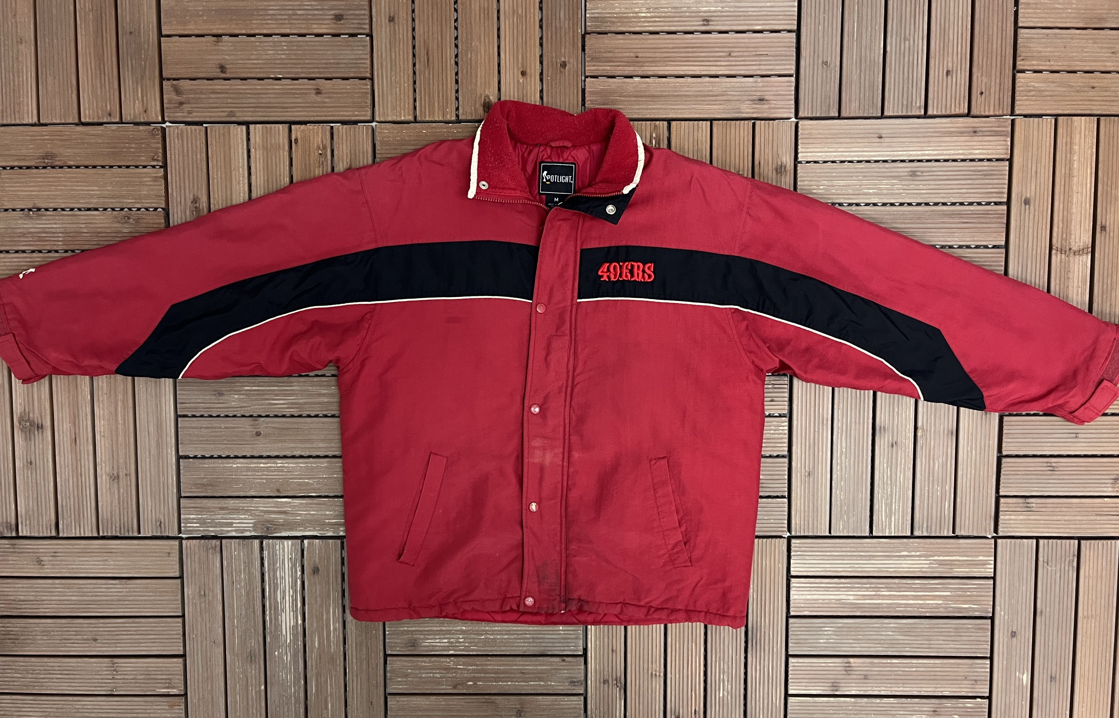 Vintage San Francisco 49ers Stitched Vintage Red Jacket Size US M / EU 48-50 / 2 - 6 Thumbnail