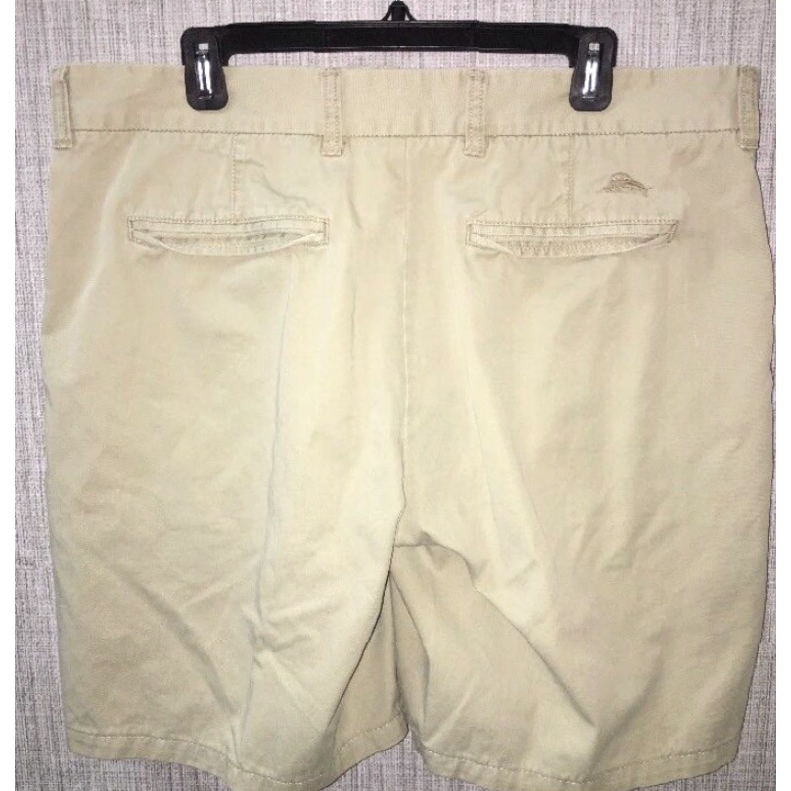 Tommy Bahama Tommy Bahama Mens Casual Shorts Beige Solid 38 Chino Style Size 38 Mens Size US 38 / EU 54 - 3 Thumbnail