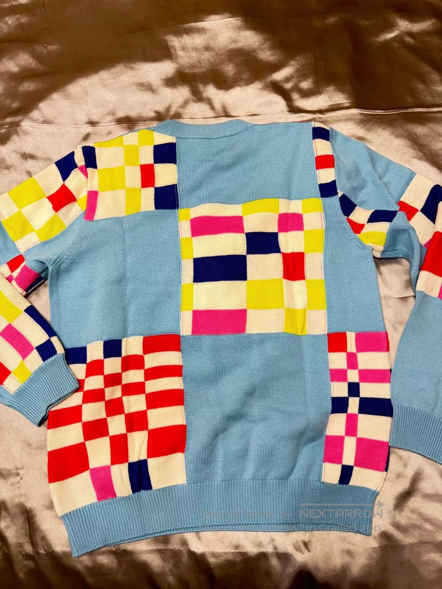 Louis Vuitton louis vuitton color block logo knit sweater. Size L / US 10 / IT 46 - 6 Thumbnail