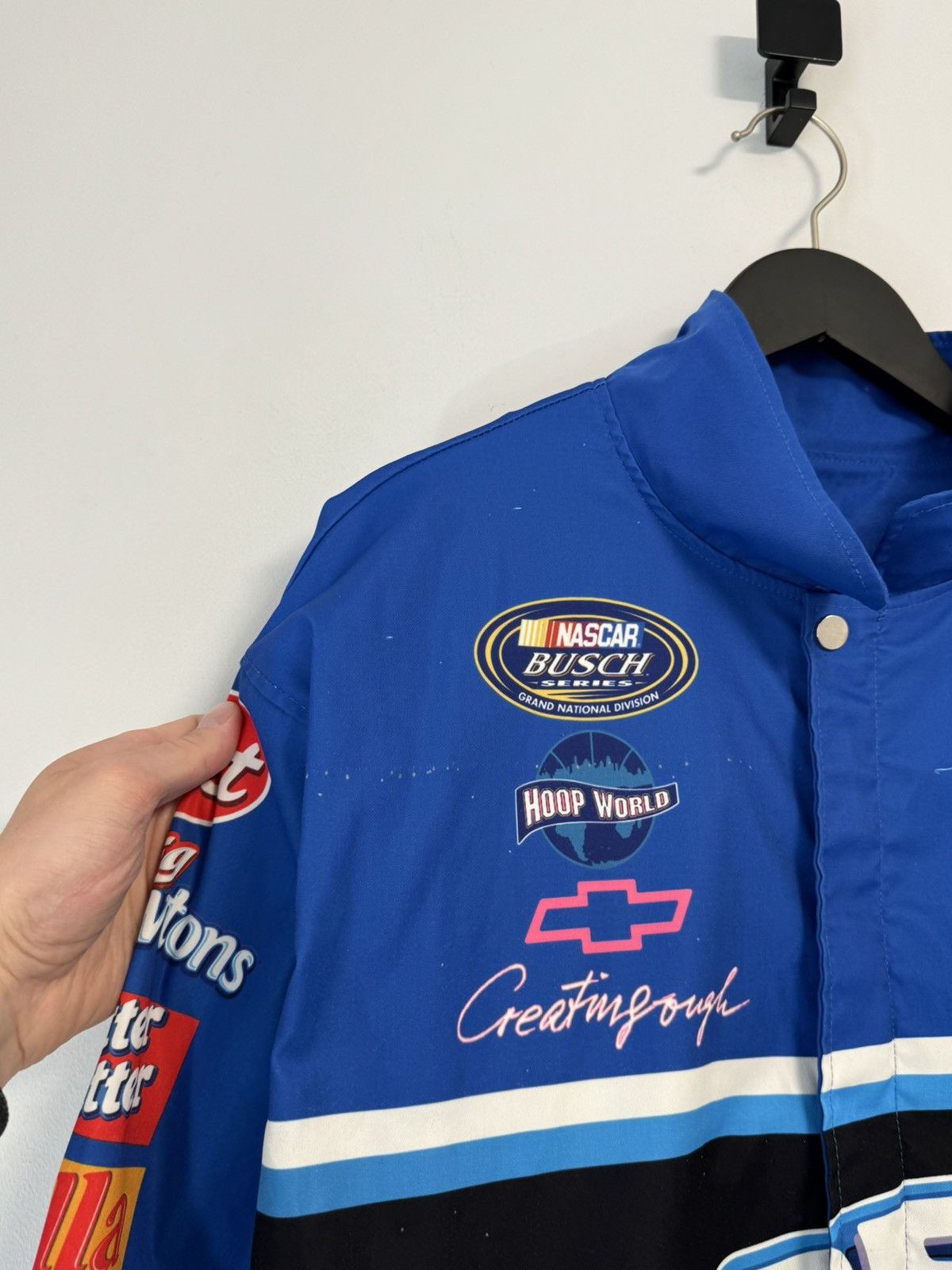 NASCAR Vintage NASCAR OREO Racing Jacket Blue Black Embroidered Size US M / EU 48-50 / 2 - 6 Thumbnail