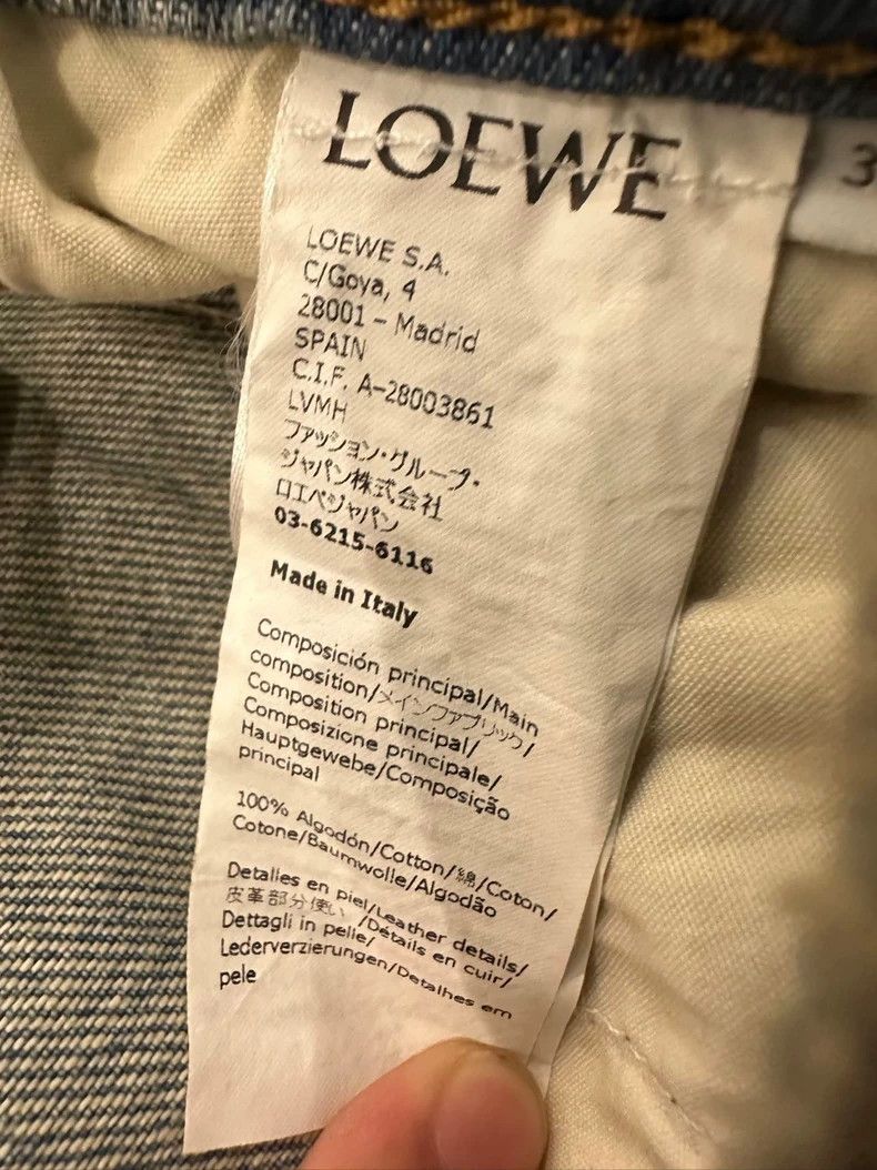 Loewe Loewe High-waisted denim skirt Size 24" / US 00 / IT 34 - 7 Thumbnail