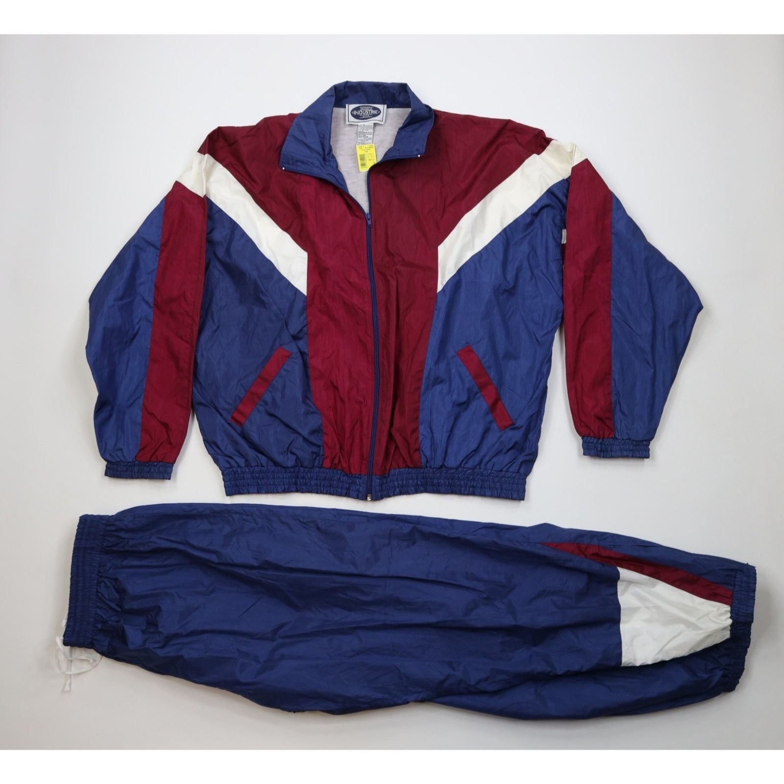 Vintage Deadstock Vintage 90s Streetwear Windbreaker Track Suit Size US XL / EU 56 / 4 - 1 Thumbnail