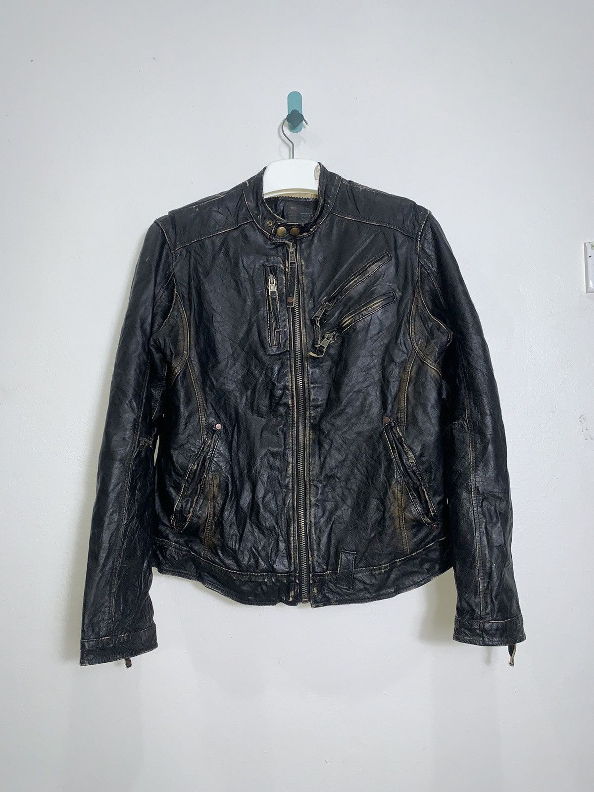 Vintage Trashed Energie Rider jacket 2000’s Size US M / EU 48-50 / 2 - 1 Thumbnail