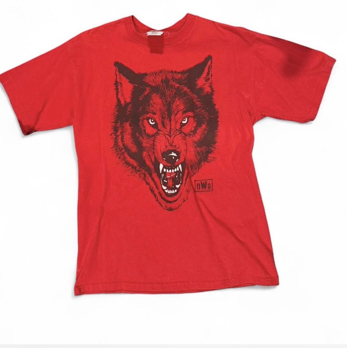WCW/nWo New World Order Red Wolf Shirt Size US M / EU 48-50 / 2 - 2 Thumbnail
