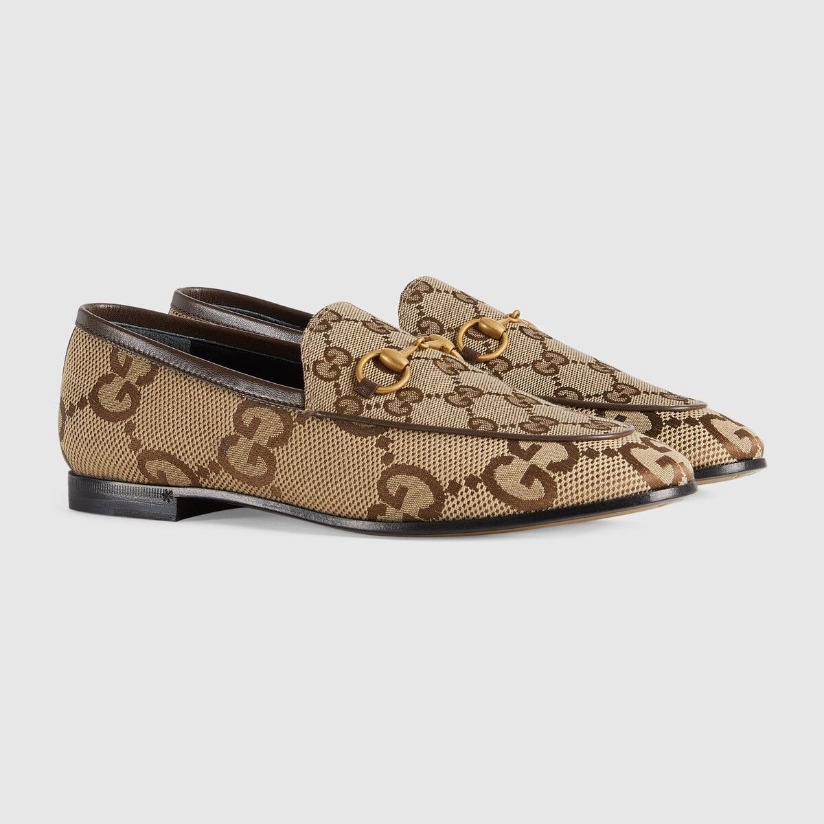 Gucci o1s1wg110225 GG Jordan Loafers in Camel/Brown Size US 11.5 / IT 41.5 - 2 Thumbnail