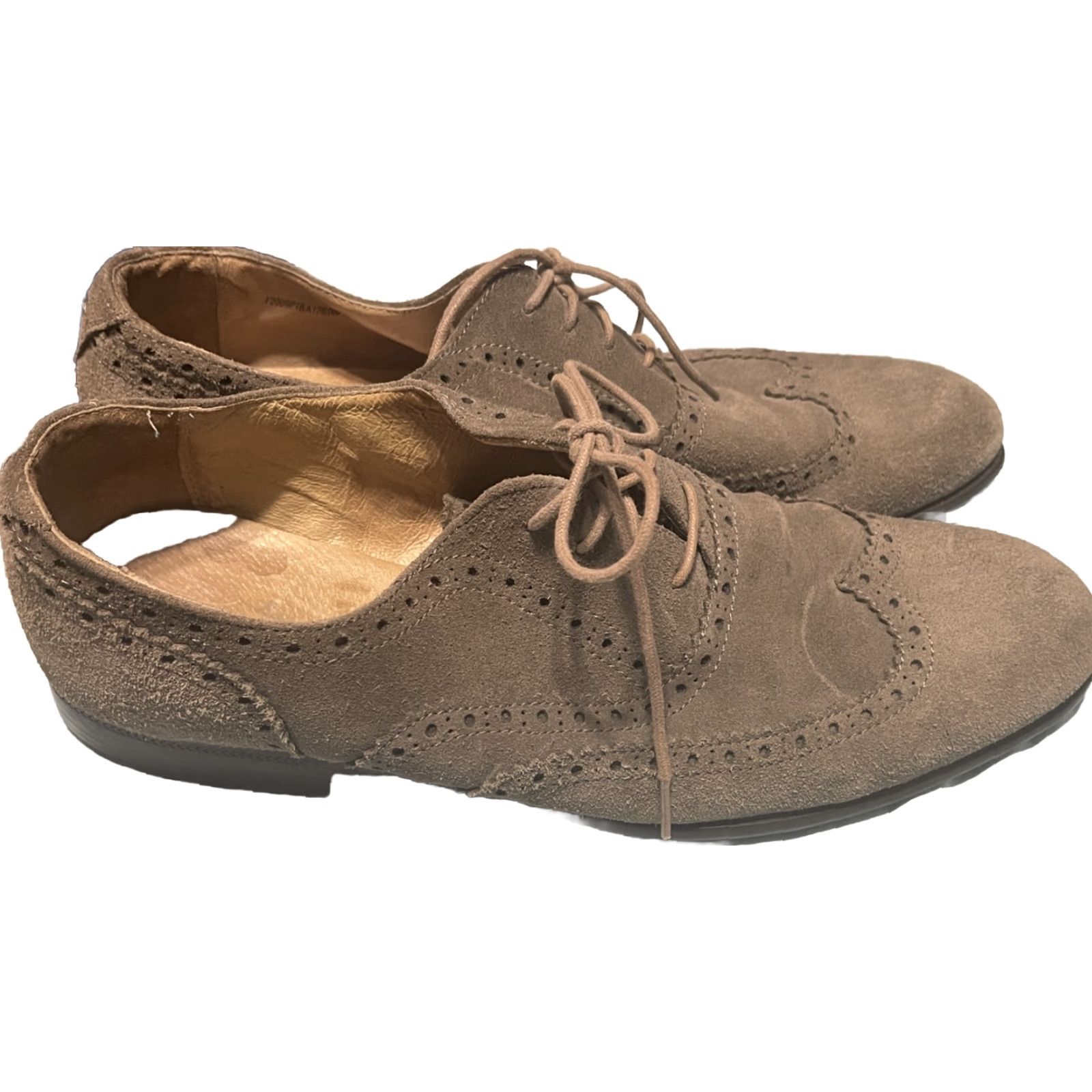 John Varvatos John Varvatos USA Gray Suede Casual Wingtip Derby Oxford Mens 11 M Size US 11 / EU 44 - 3 Thumbnail