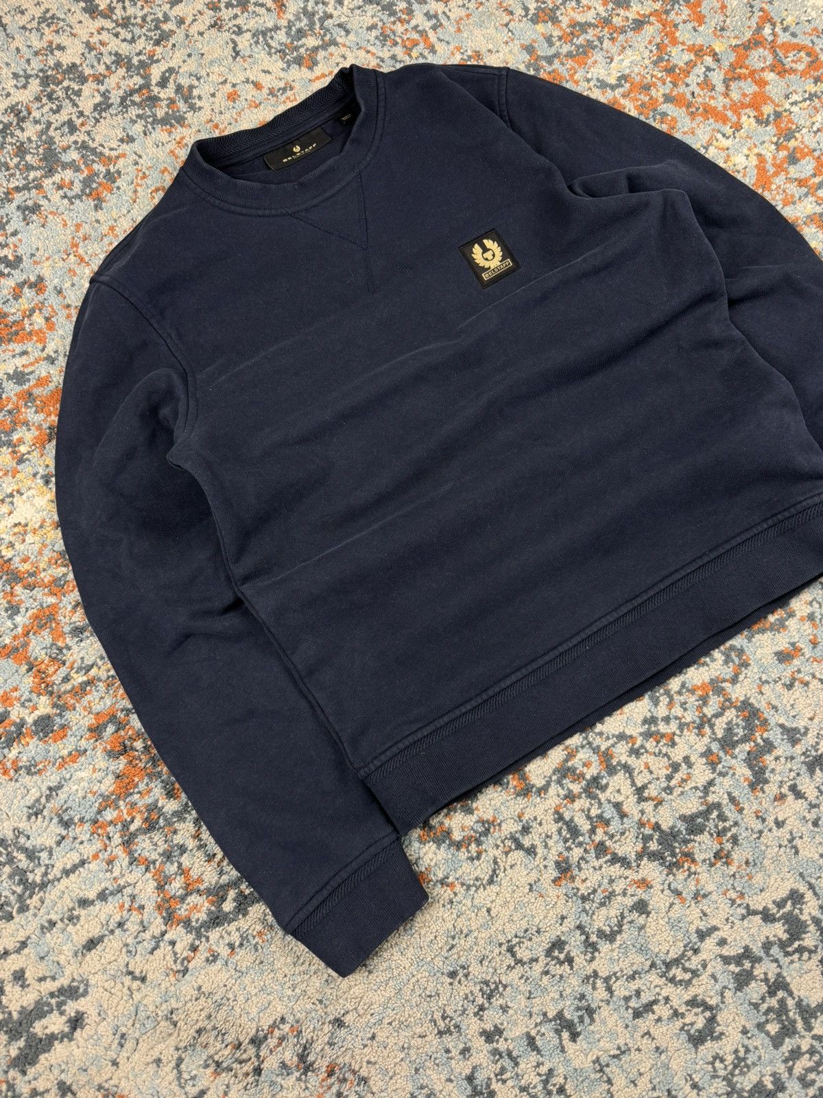 Belstaff × Vintage Vintage y2k Belstaff logo sweatshirt crewneck Size US S / EU 44-46 / 1 - 2 Thumbnail