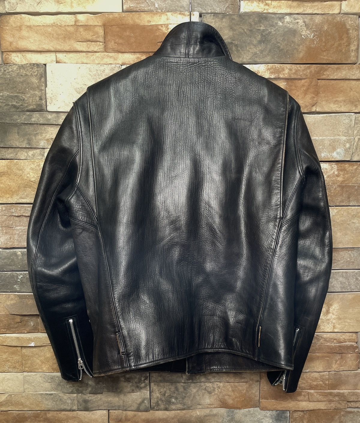 Fine Creek FINE CREEK LEATHERS LEON CUSTOM LEATHER JACKET Size US S / EU 44-46 / 1 - 7 Thumbnail
