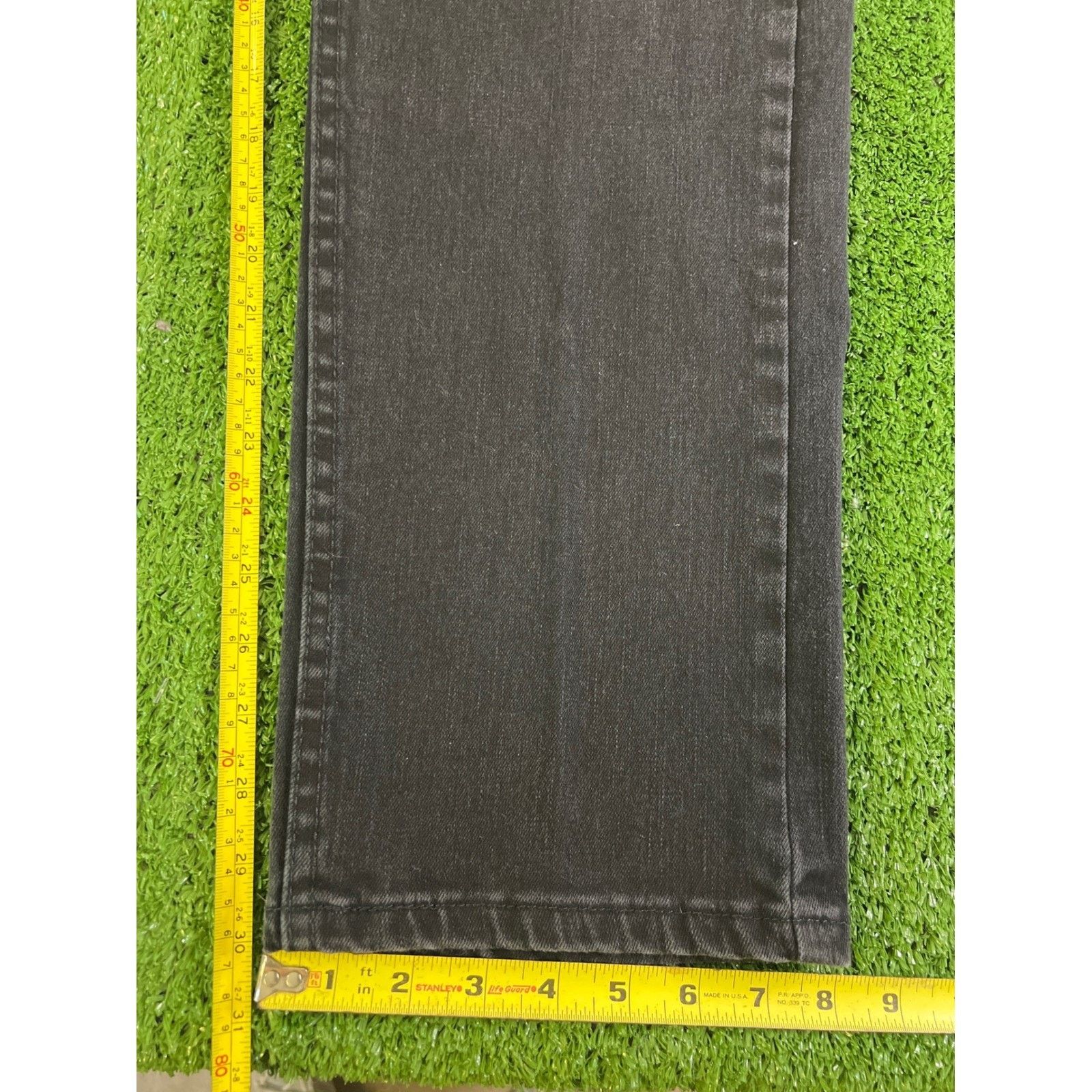 Levi's Levis 505 Regular Fit Straight Leg Black Jeans Mens 36x30 Size US 36 / EU 52 - 2 Thumbnail