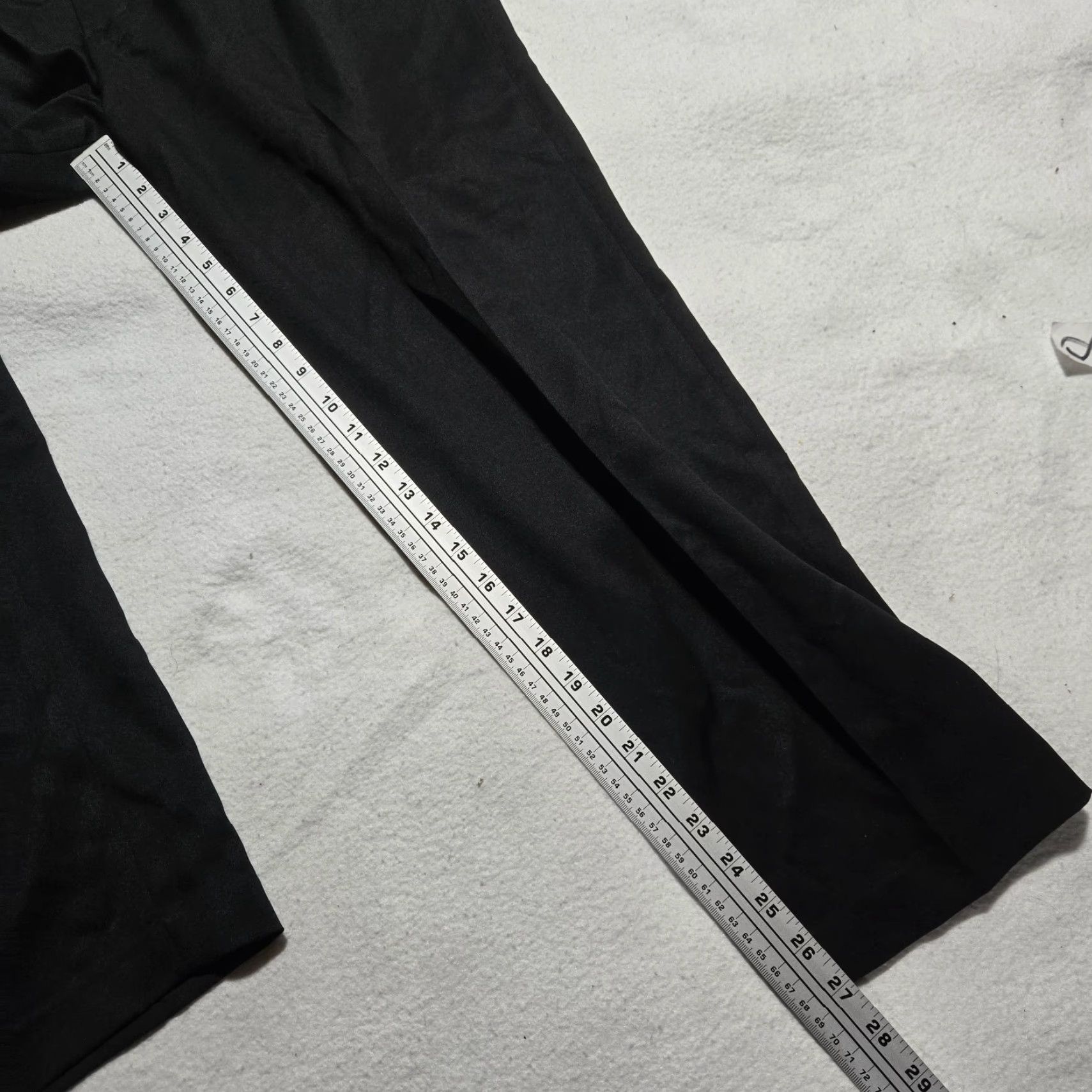 George George Pants Flat Front Black 36x30 Dress Regular Men’s Condensed Size US 36 / EU 52 - 7 Thumbnail