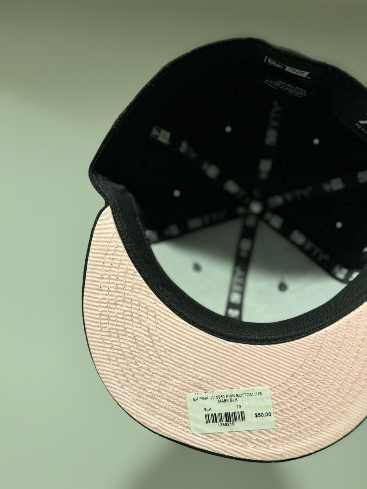 Hat Club × New Era Hatclub Noho Exclusive PBJ Mask Pink Bottom hat size 7 3/8 Size ONE SIZE - 5 Thumbnail