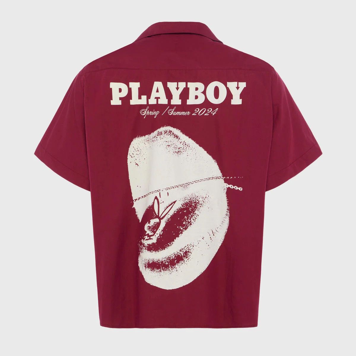 Homme + Femme La Homme Femme Playboy Burgundy Button Up Size US M / EU 48-50 / 2 - 2 Thumbnail